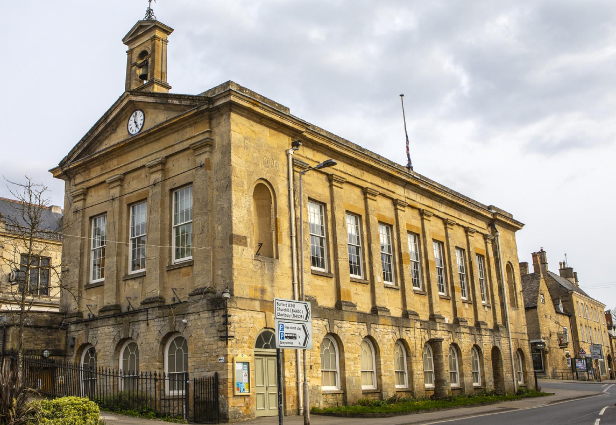 Town hall in Chipping Norton, West Oxfordshire