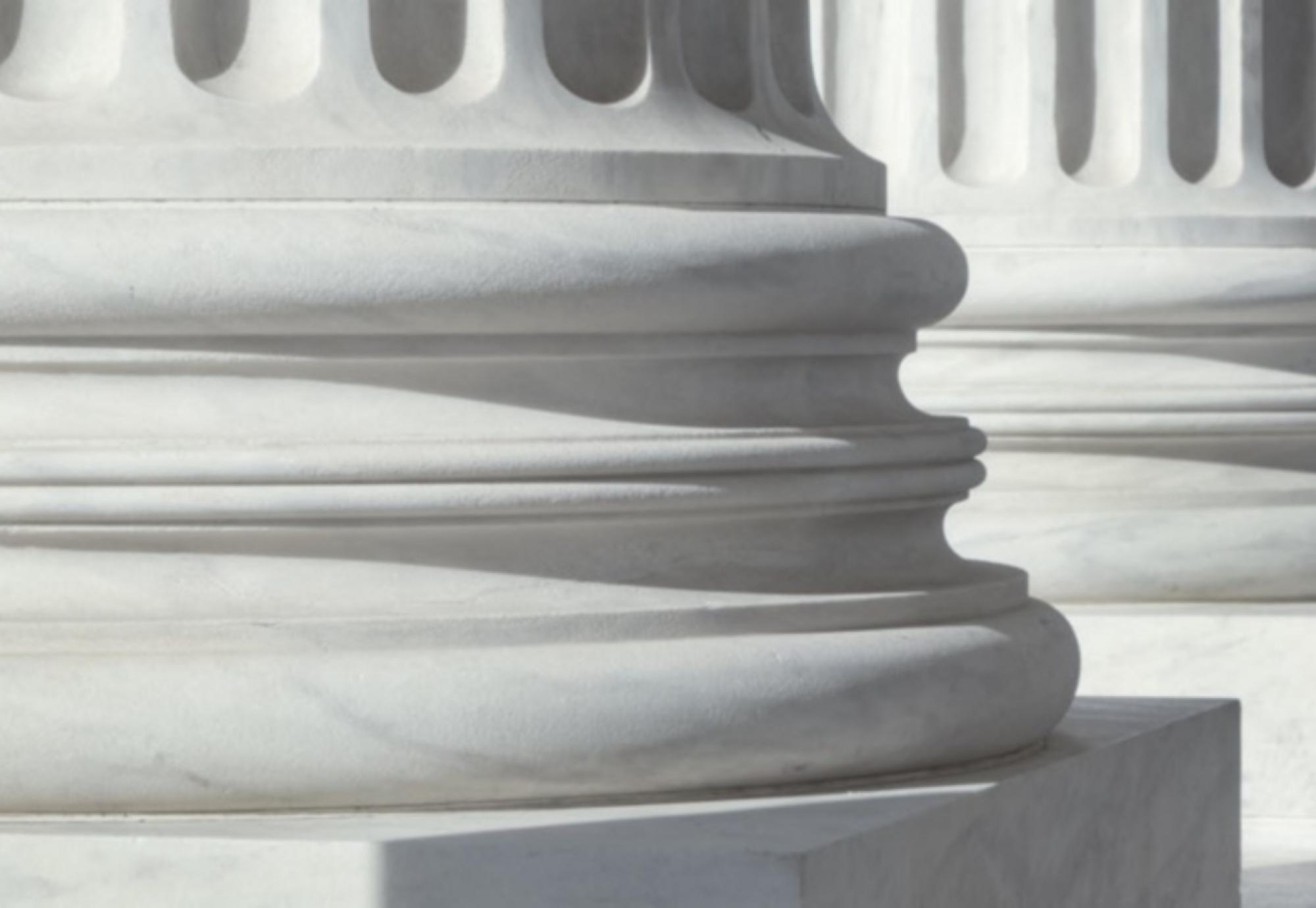 Columns in a government building