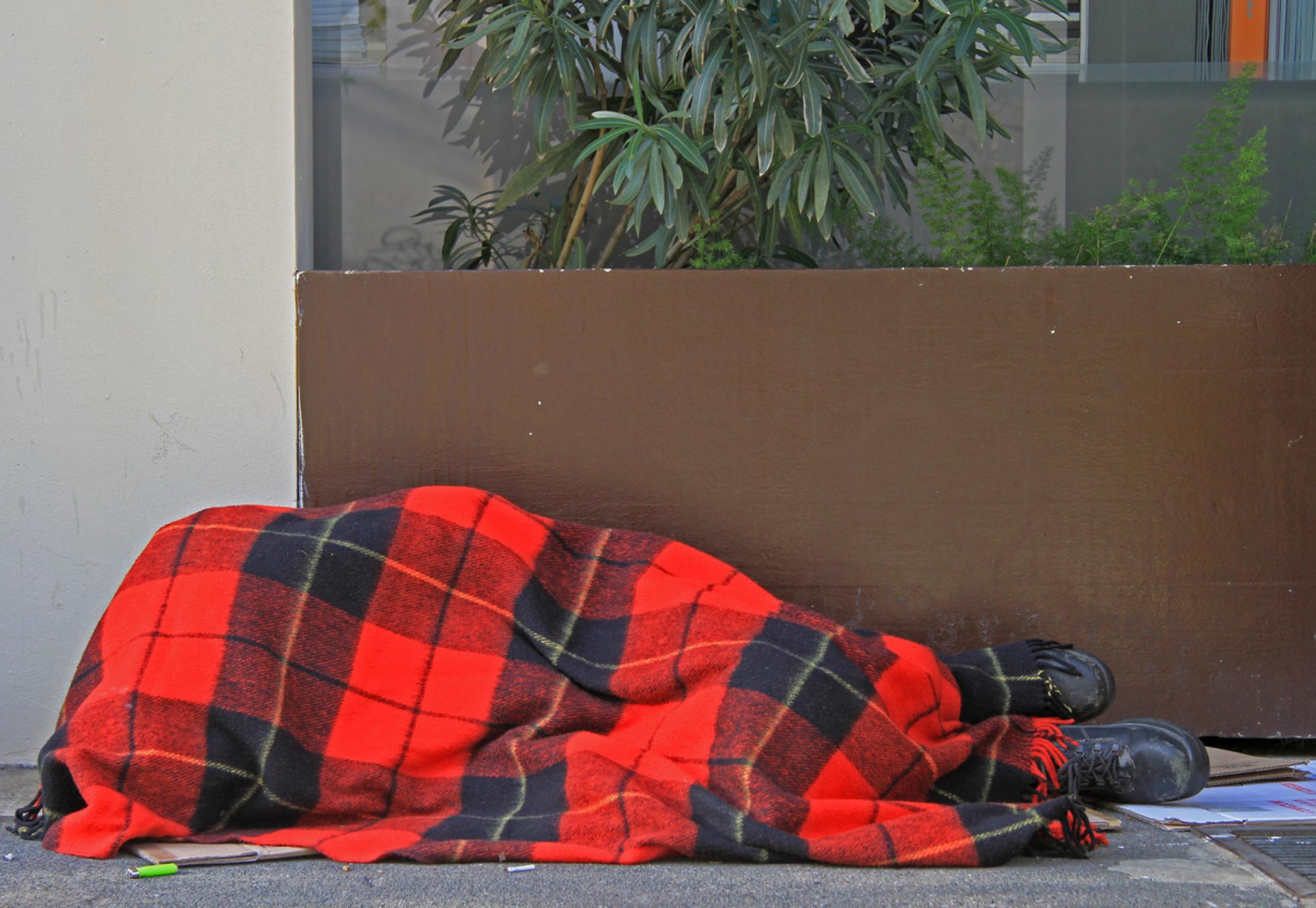 A rough sleeper