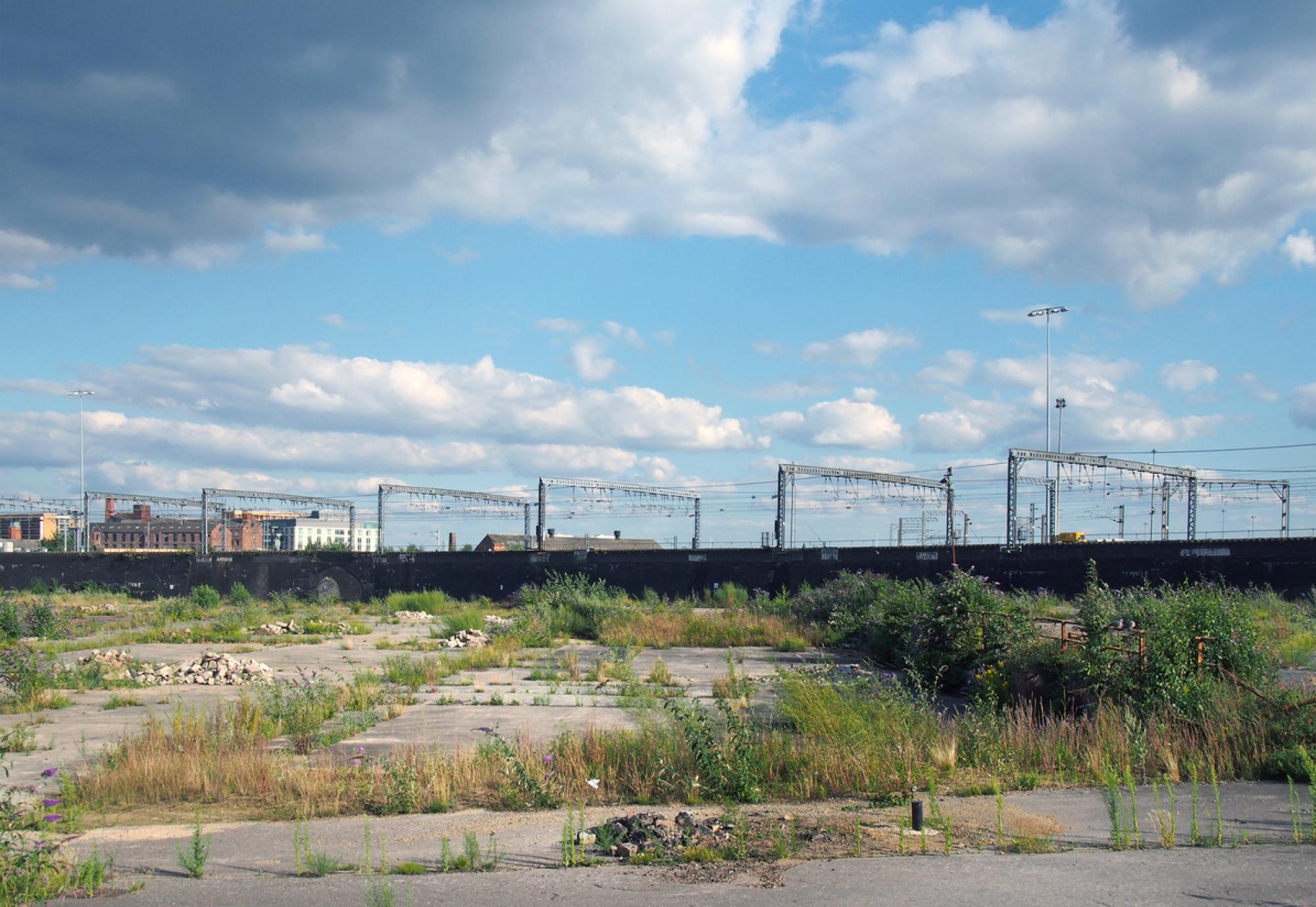 Brownfield site in Leeds, England