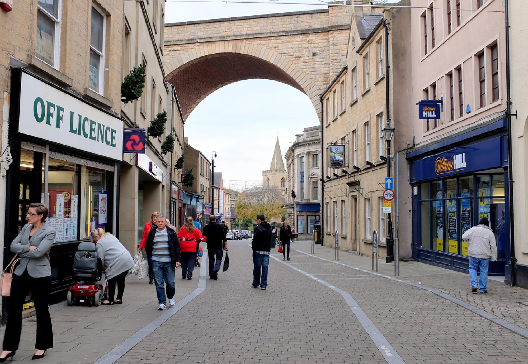 Mansfield town centre