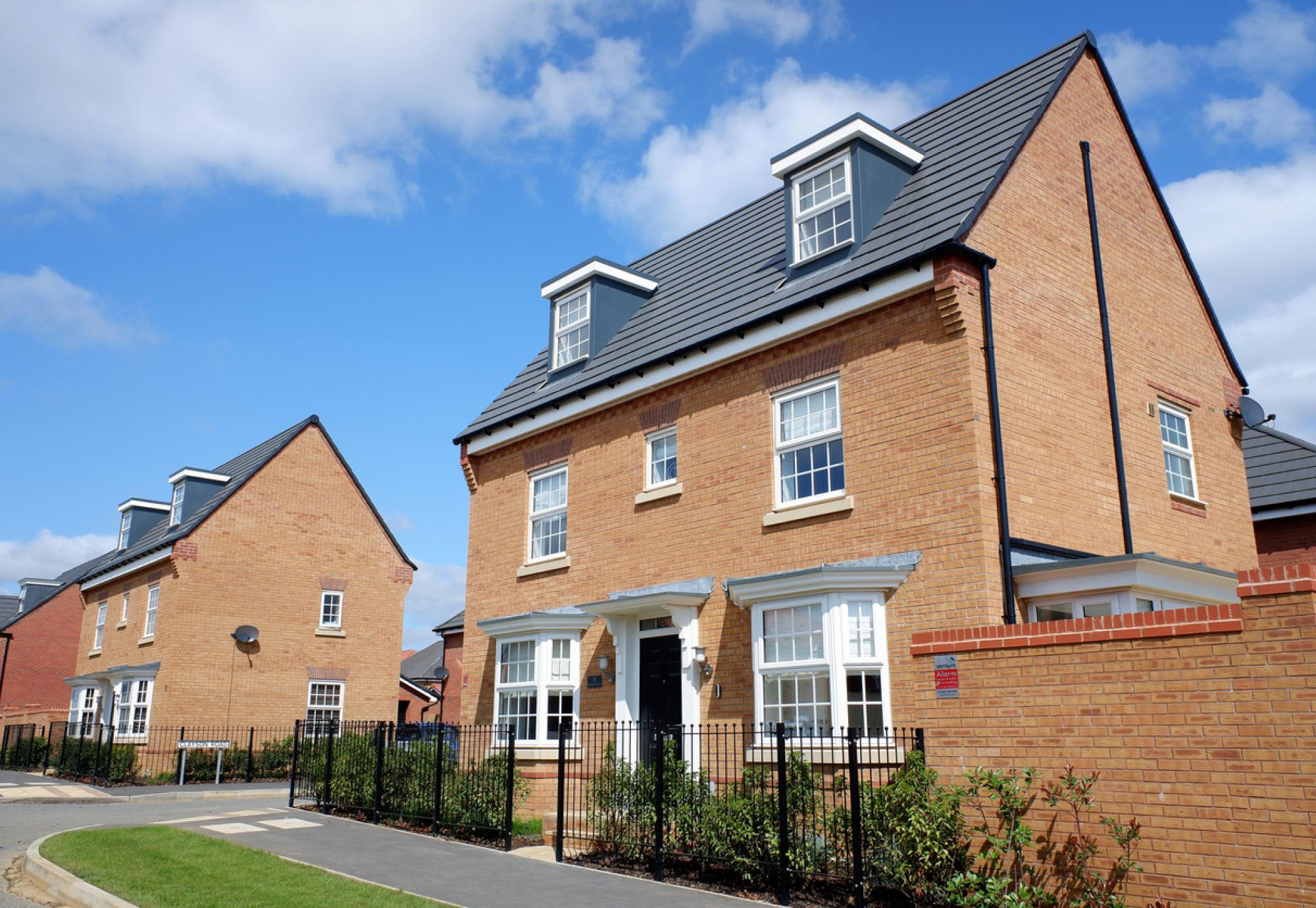 New build home in England