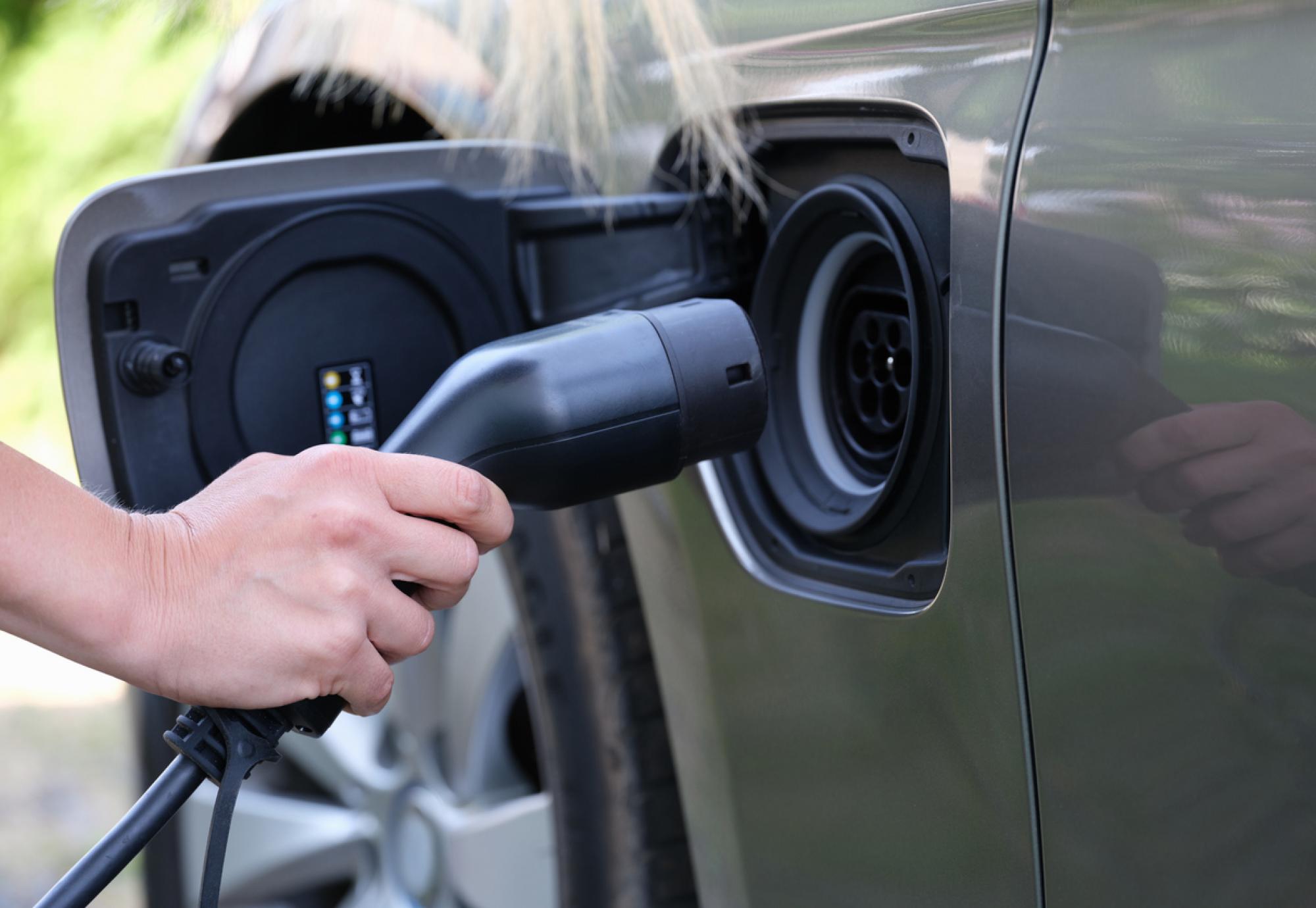 Female plugs in EV charger