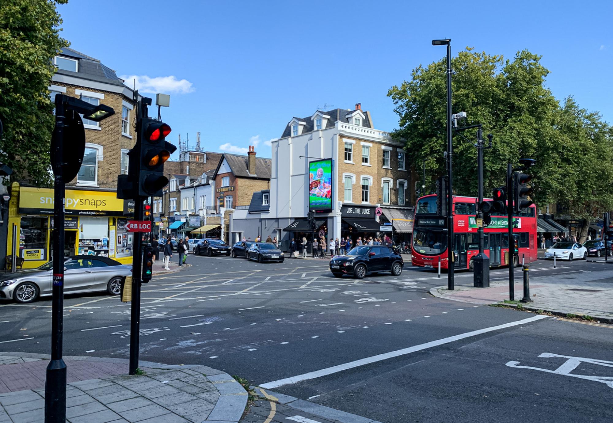 Junction in Chiswick, London