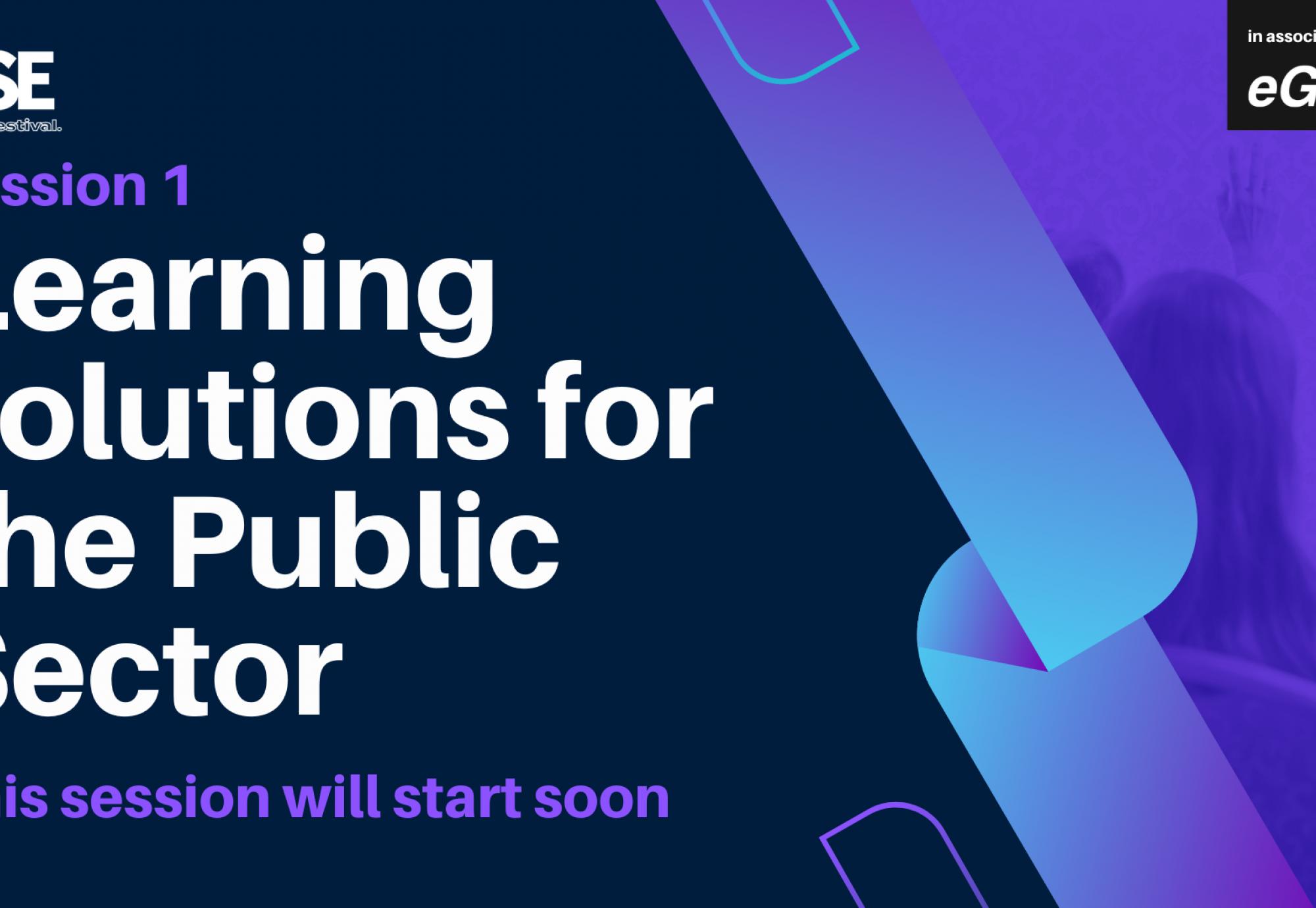 Panel 1 | Learning solutions for the Public Sector