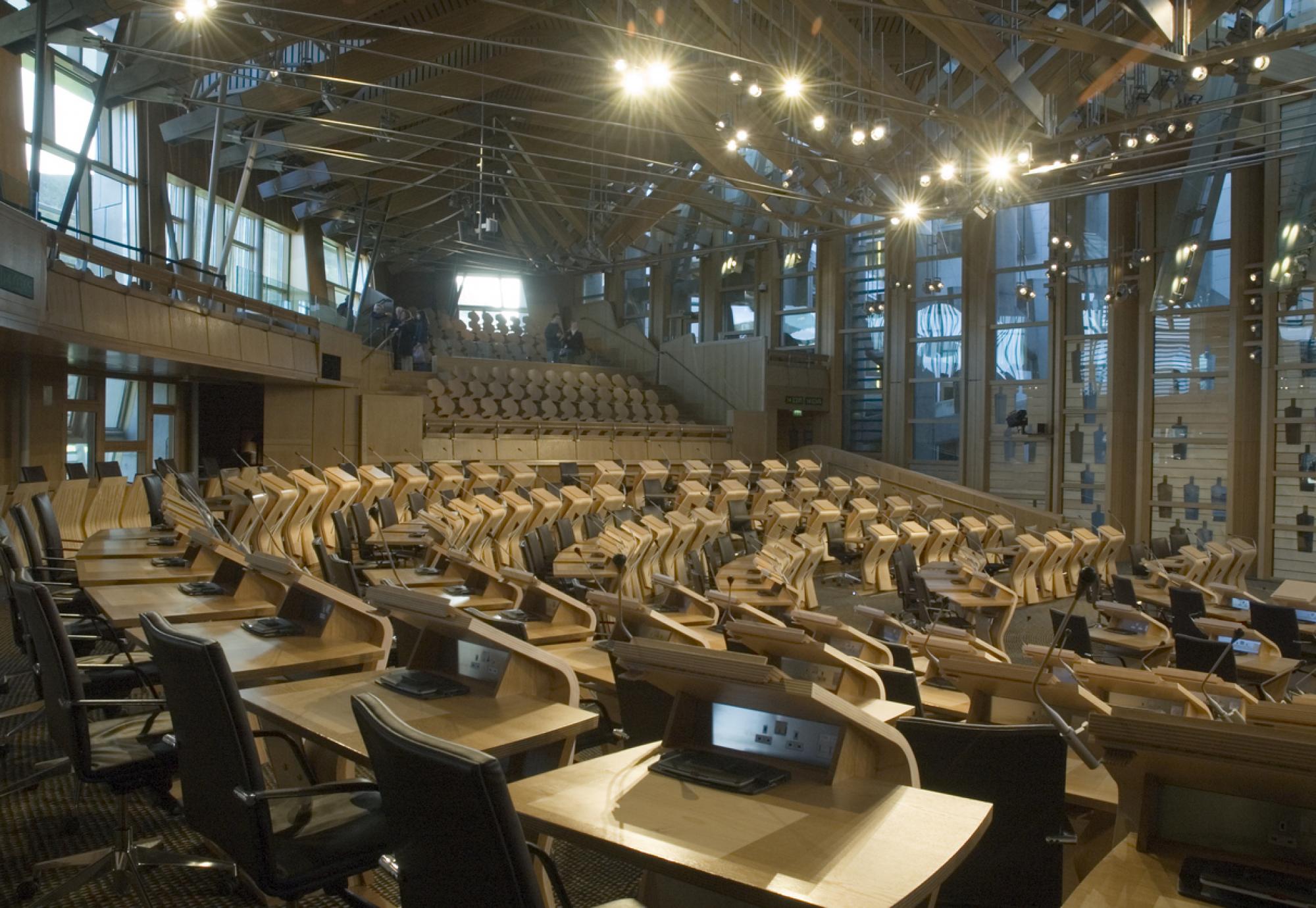 Scottish Parliament chamber