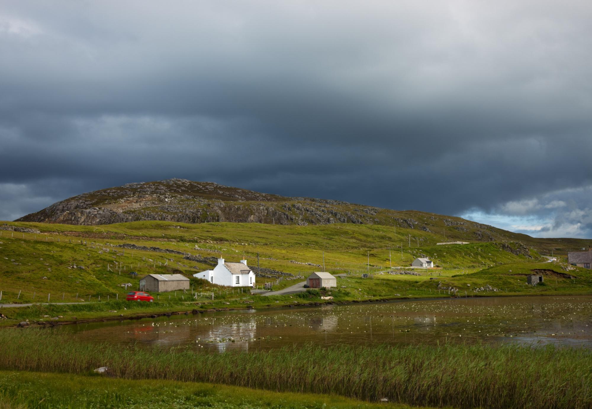A croft in the Outer Hebrides of Scotland