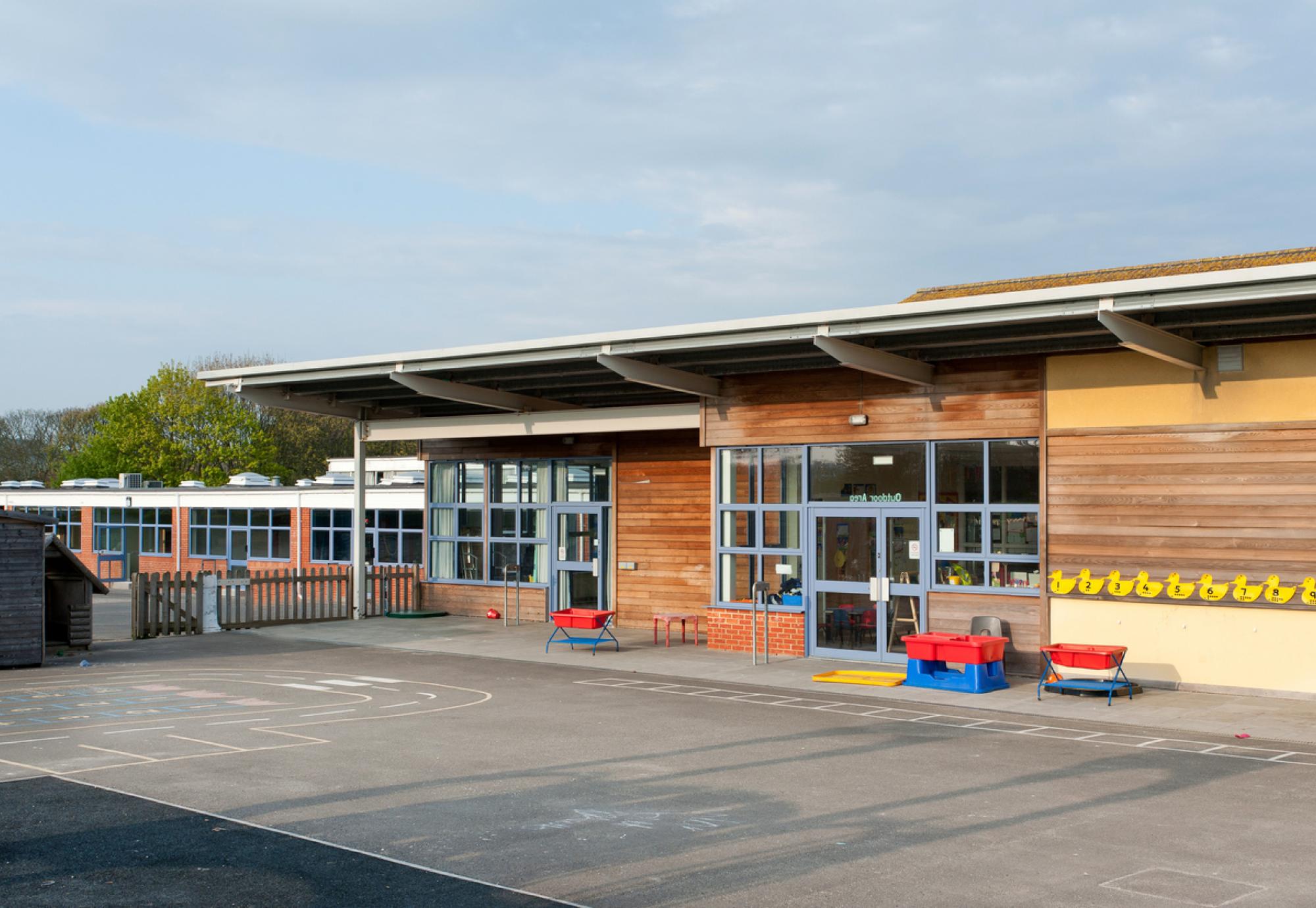 School building in the UK