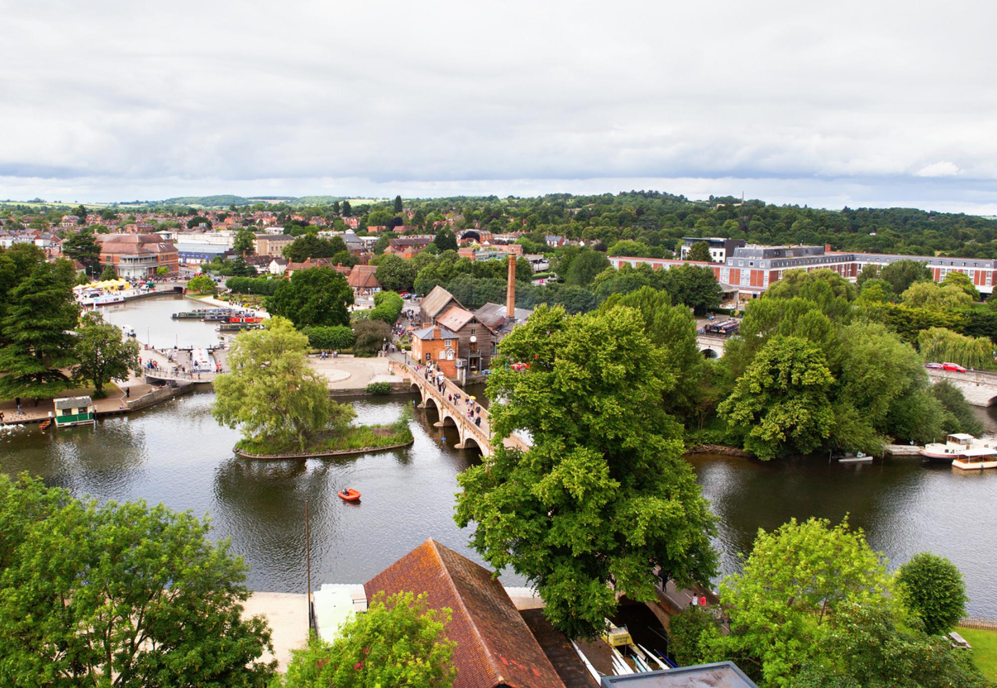 Stratford-on-Avon from above