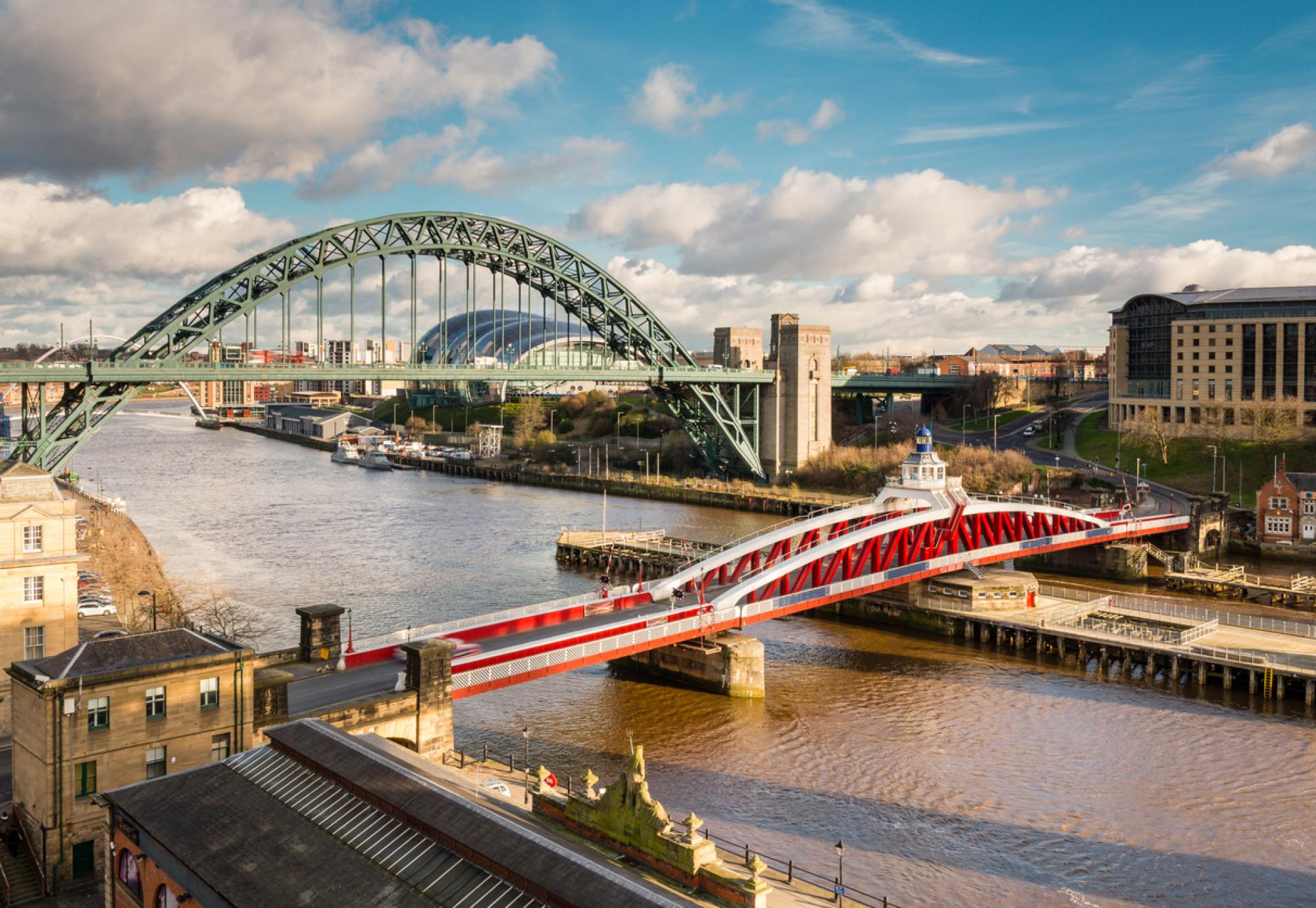 Two bridges in Newcastle