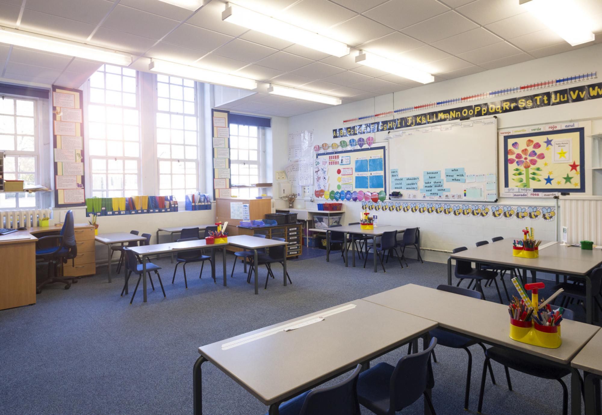 Classroom in UK