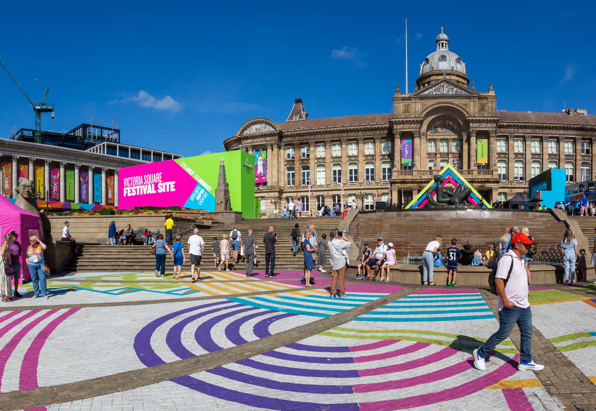 Birmingham during the commonwealth games