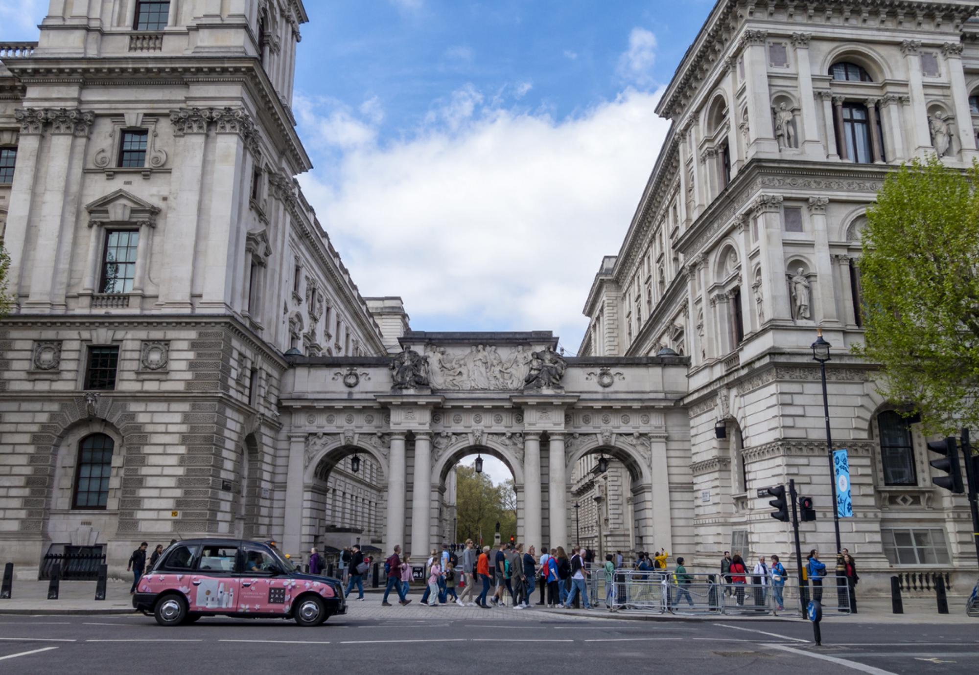 Exterior of the foreign office in London