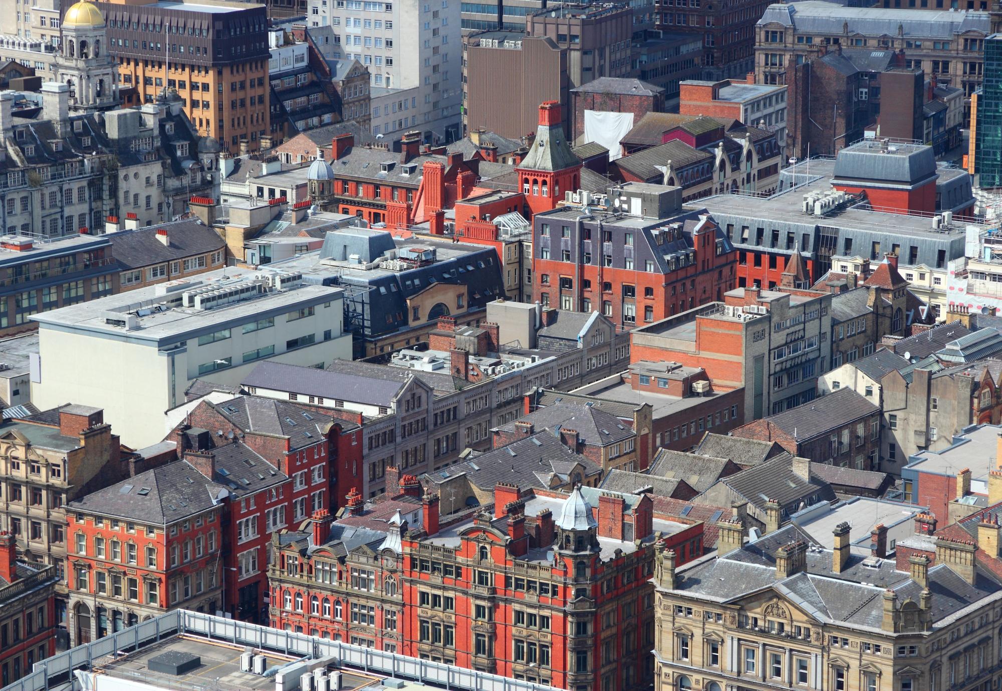 Overhead shot of Liverpool