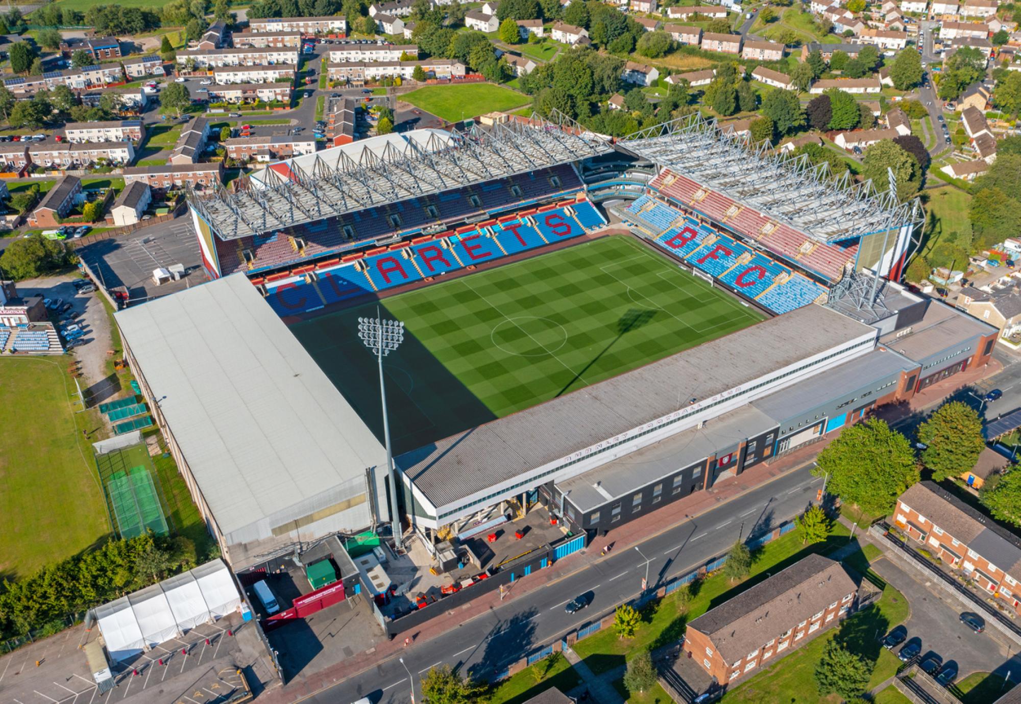 Turf Moor, home of Premier League football side Burnley