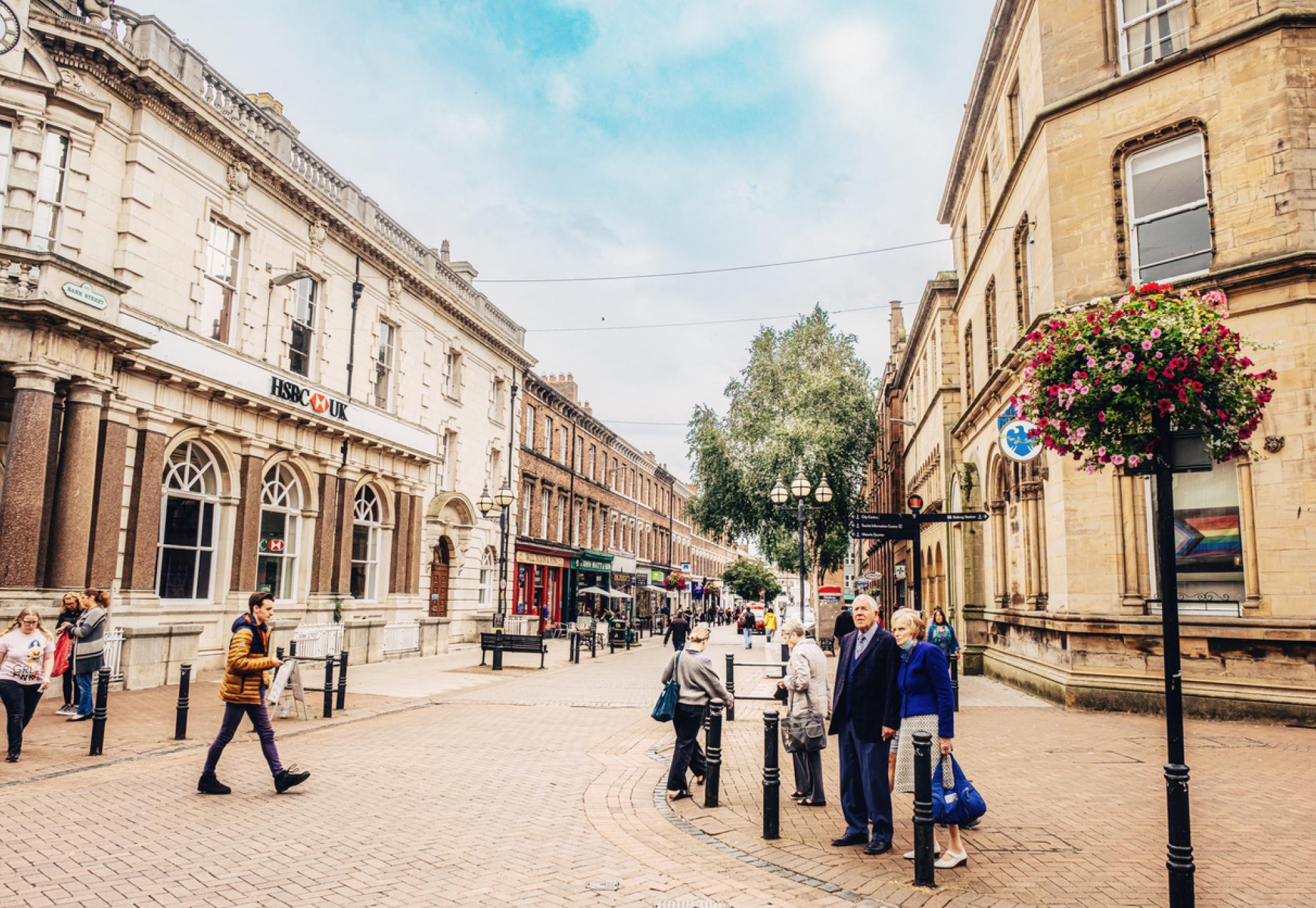 Carlisle town, Cumbria, England