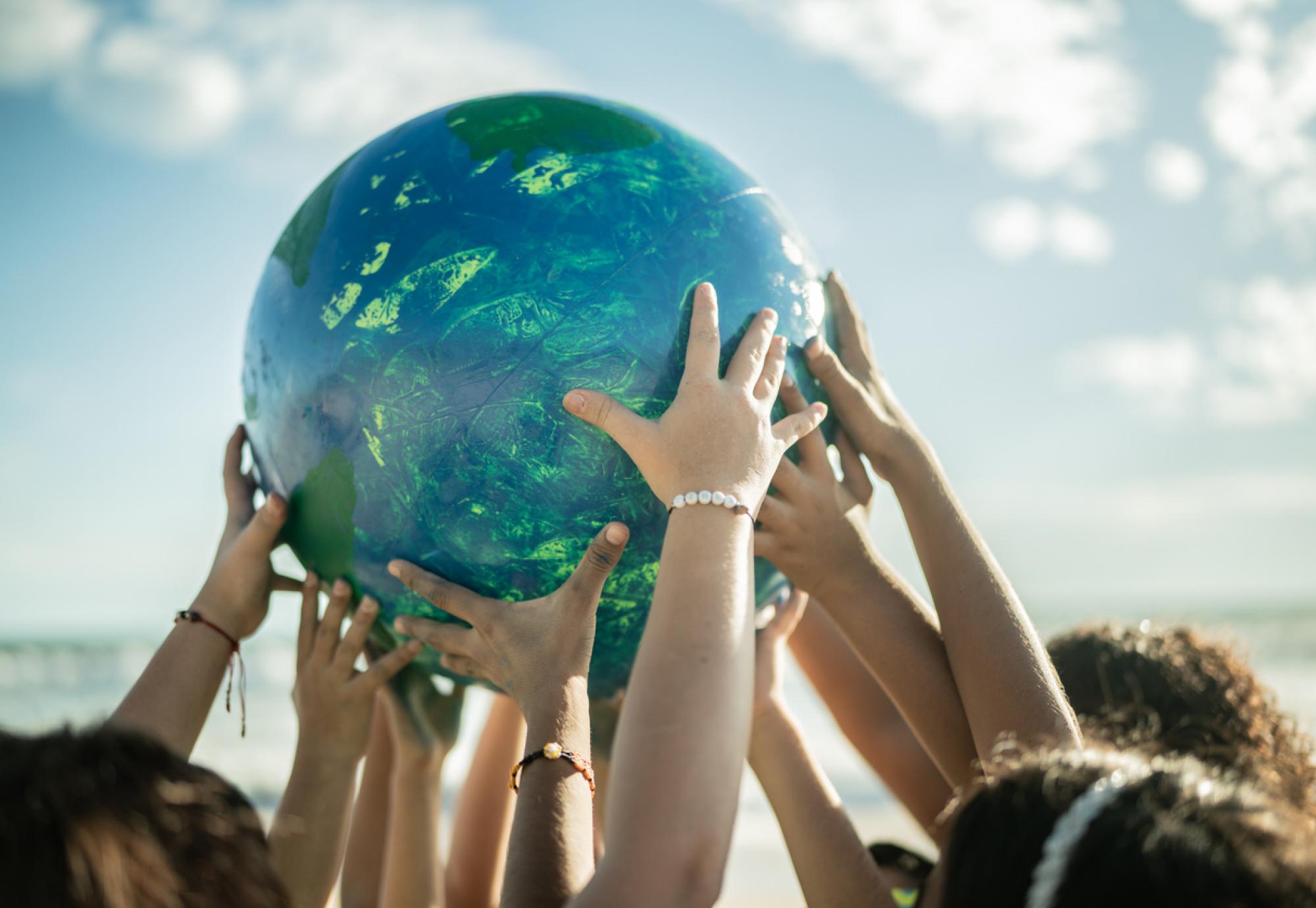 Children with Climate Change Globe