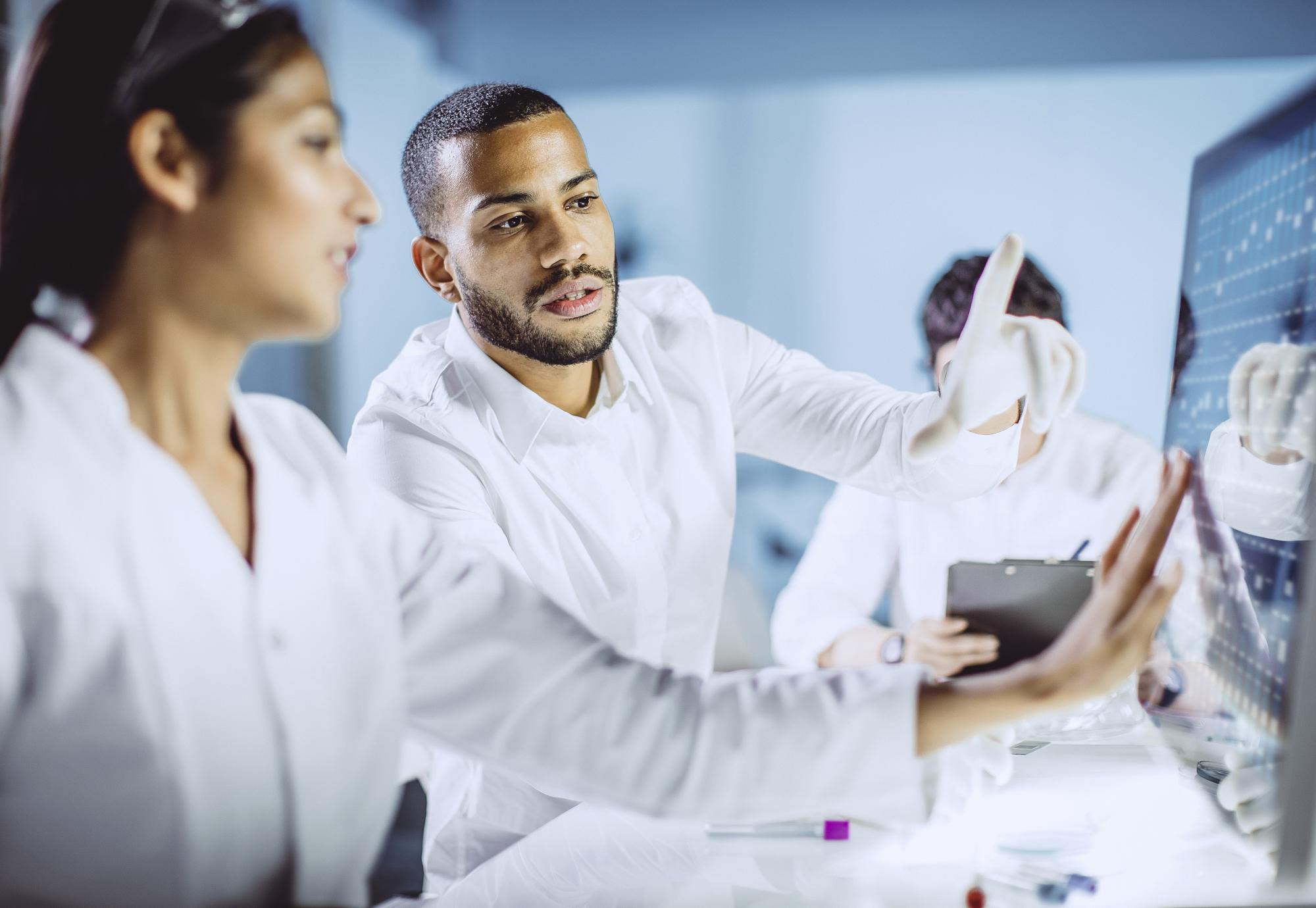 Scientists Working in The Laboratory