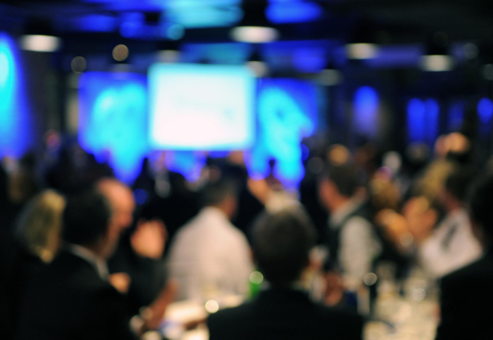 Audience at an Evening Event