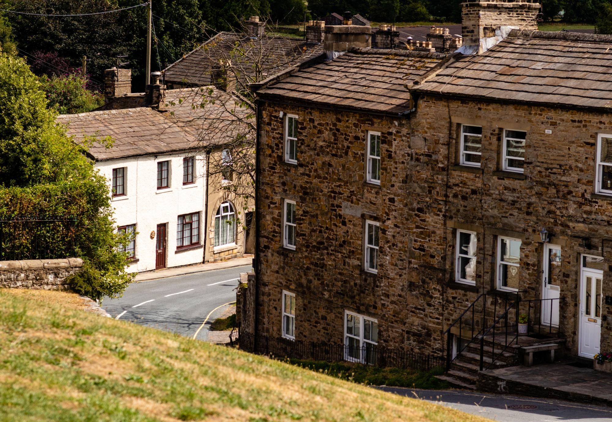 English town of Reeth in the Yourkshire Dales