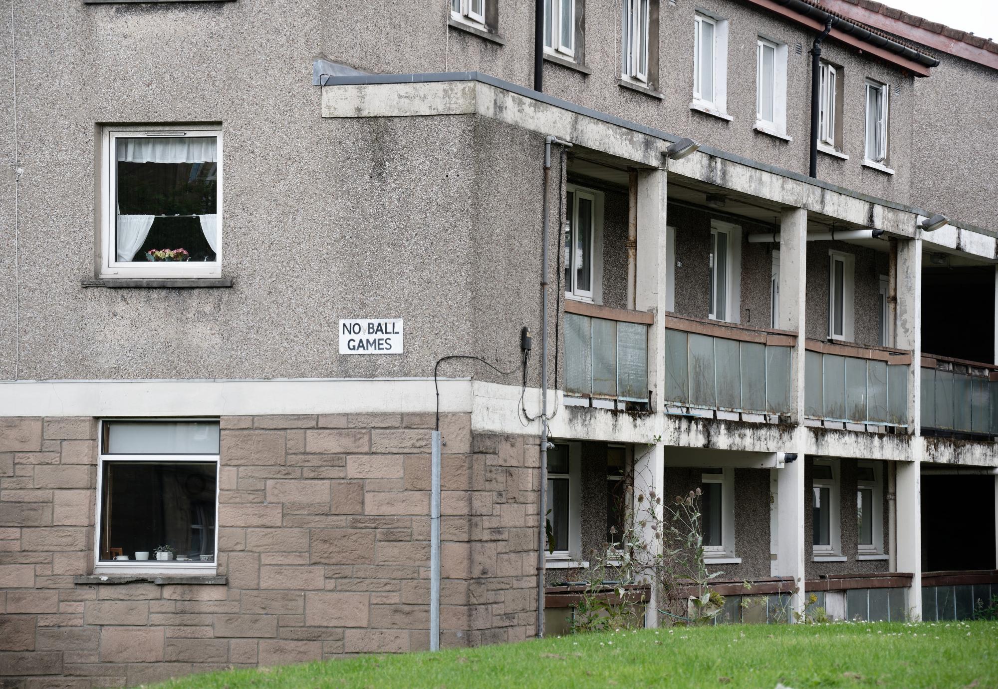 Poor social housing in the UK