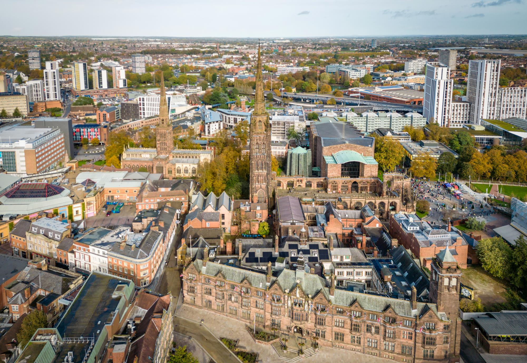 City centre of Coventry