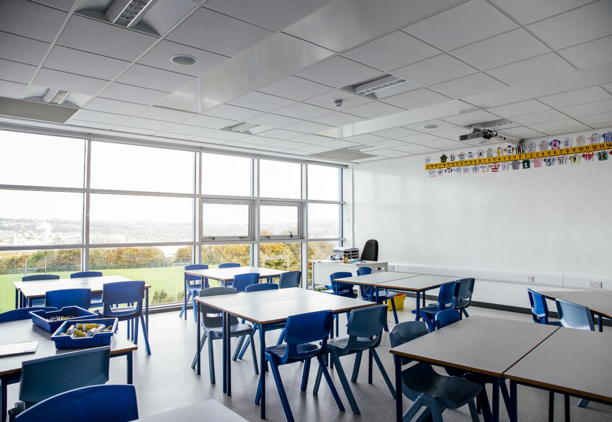 Empty School Classroom