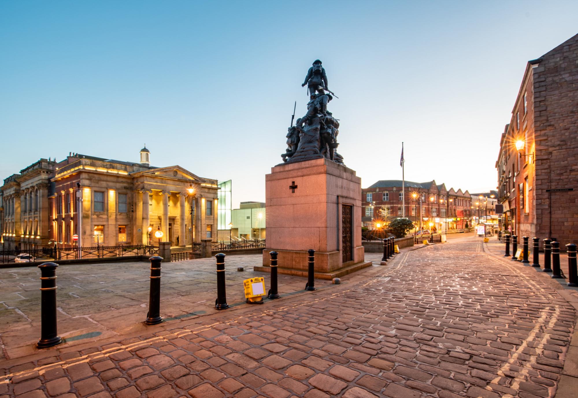 Town Hall in Oldham, Greater Manchester