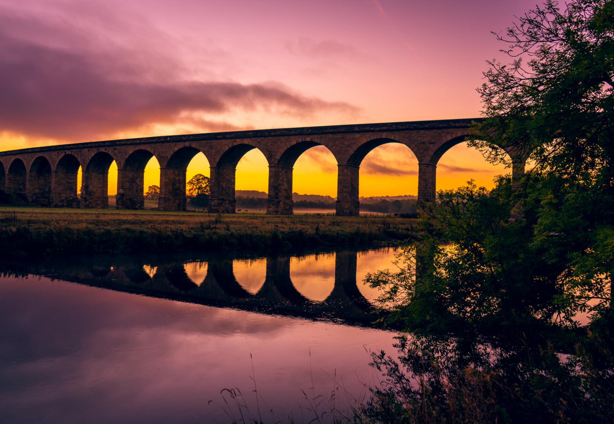 Arthington Viaduct over the River Wharfe