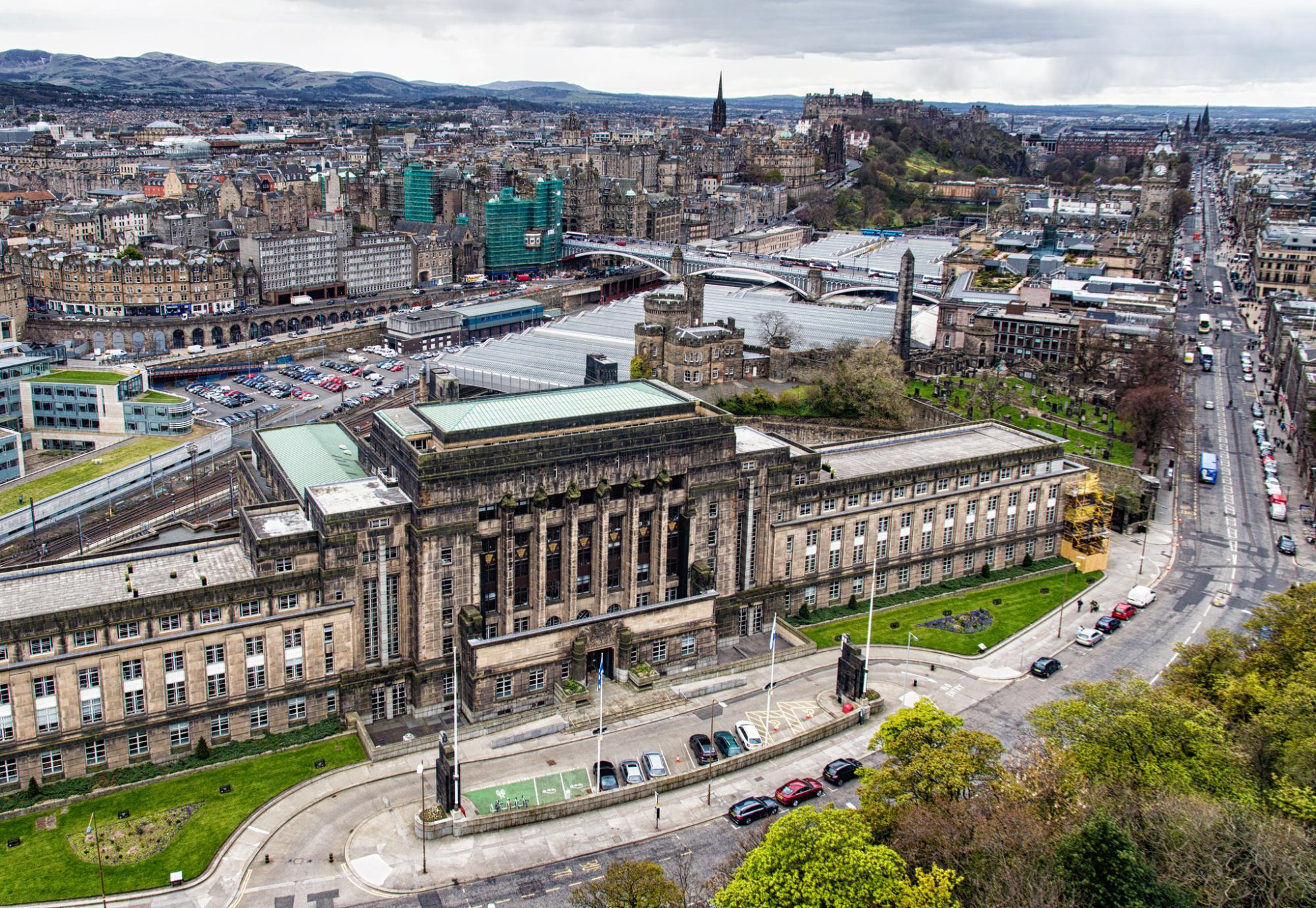 St Andrew's House, a building of the Scottish Government in Edinburgh