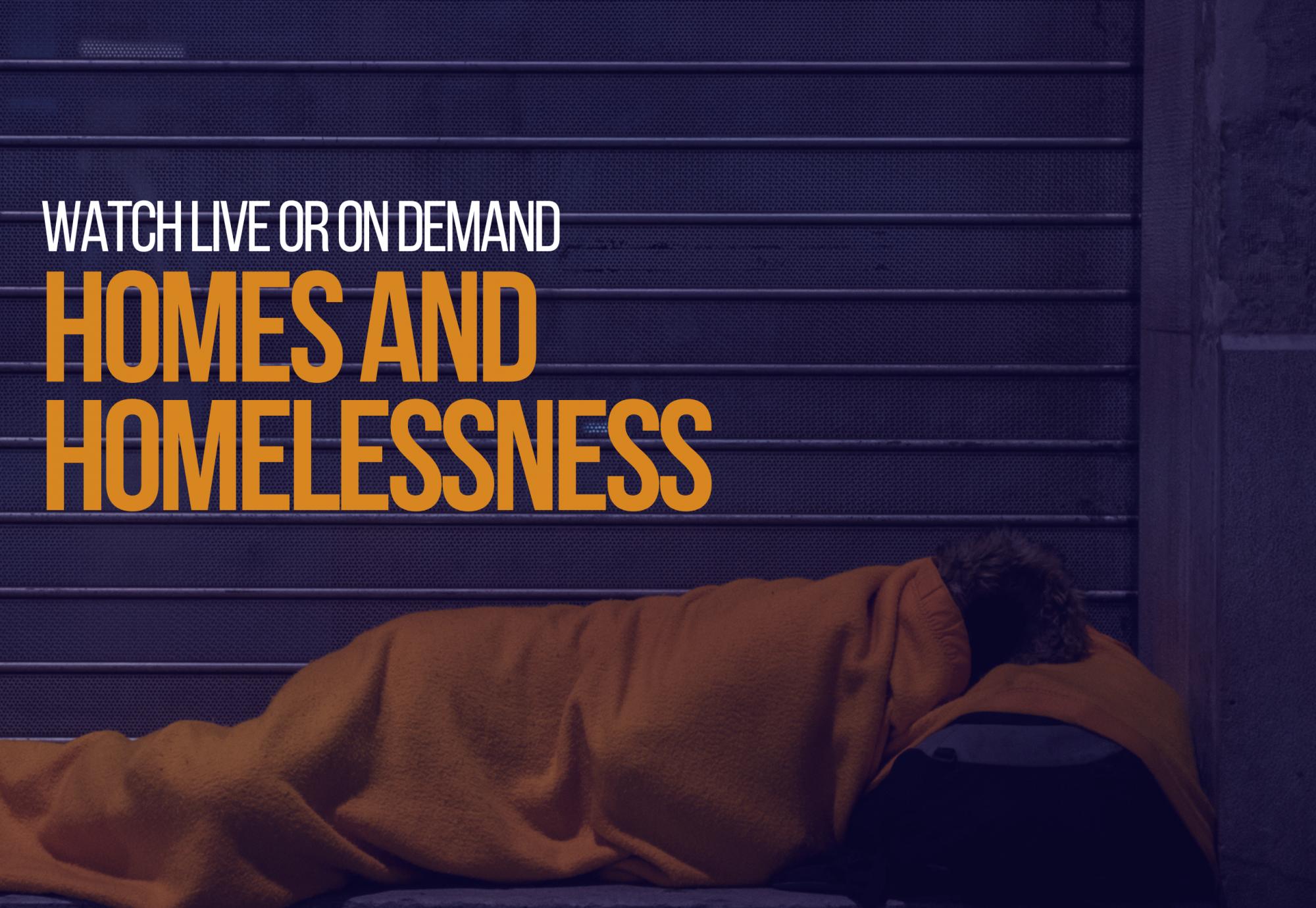 Homes and Homelessness hero image