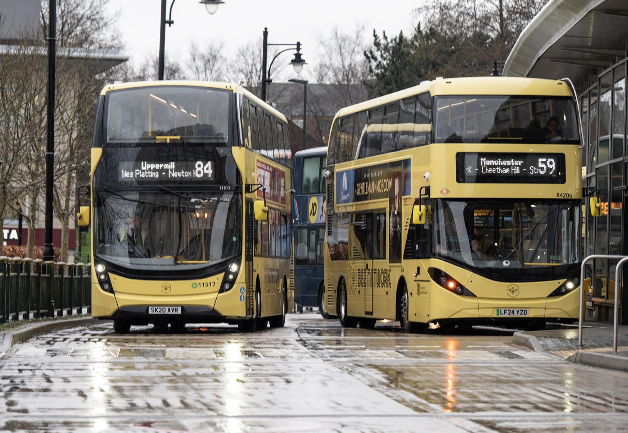 Bee Network buses in Greater Manchester