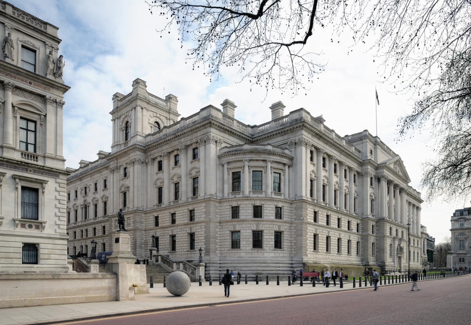 Treasury Building, Westminster, London