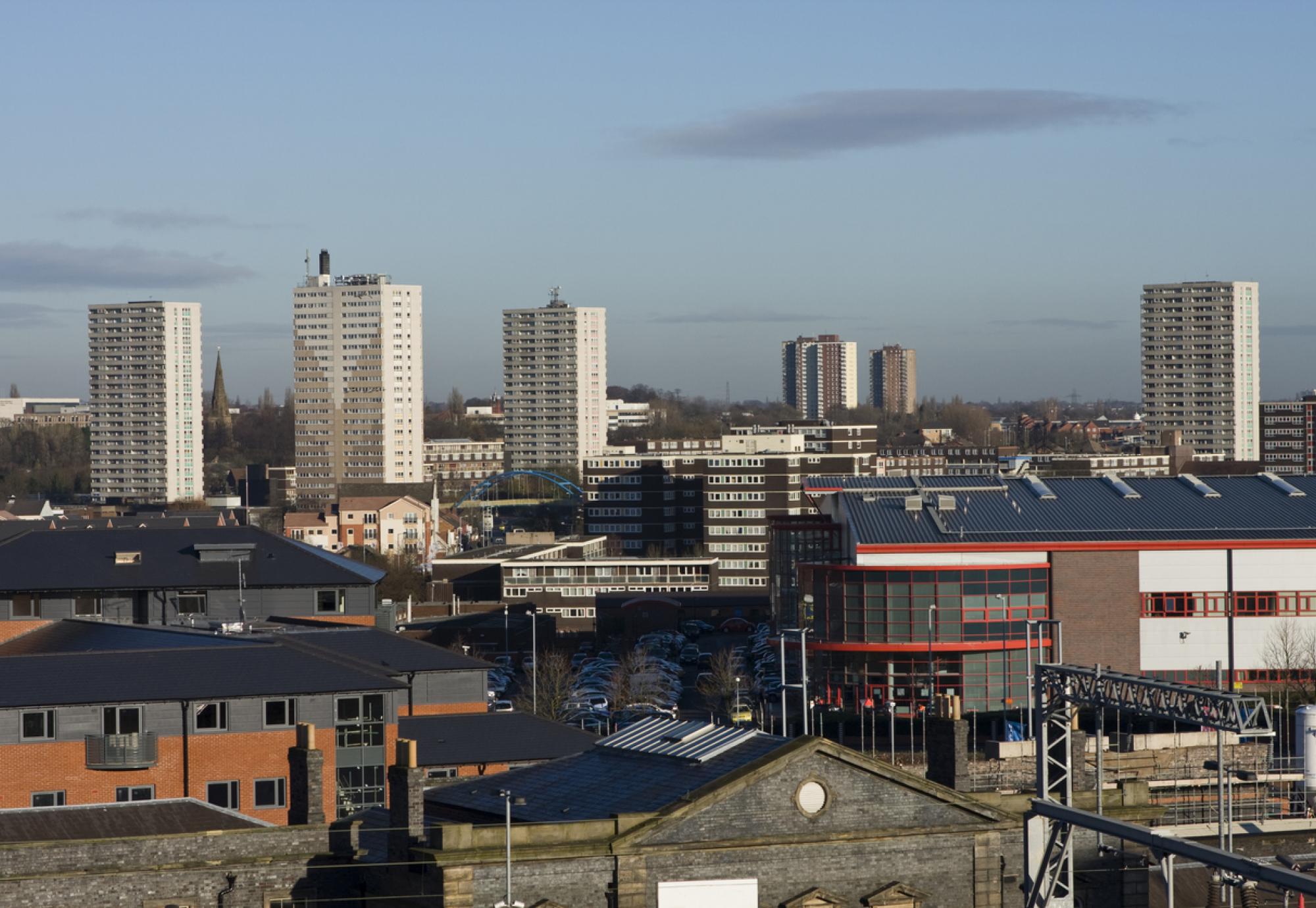 Wolverhampton skyline