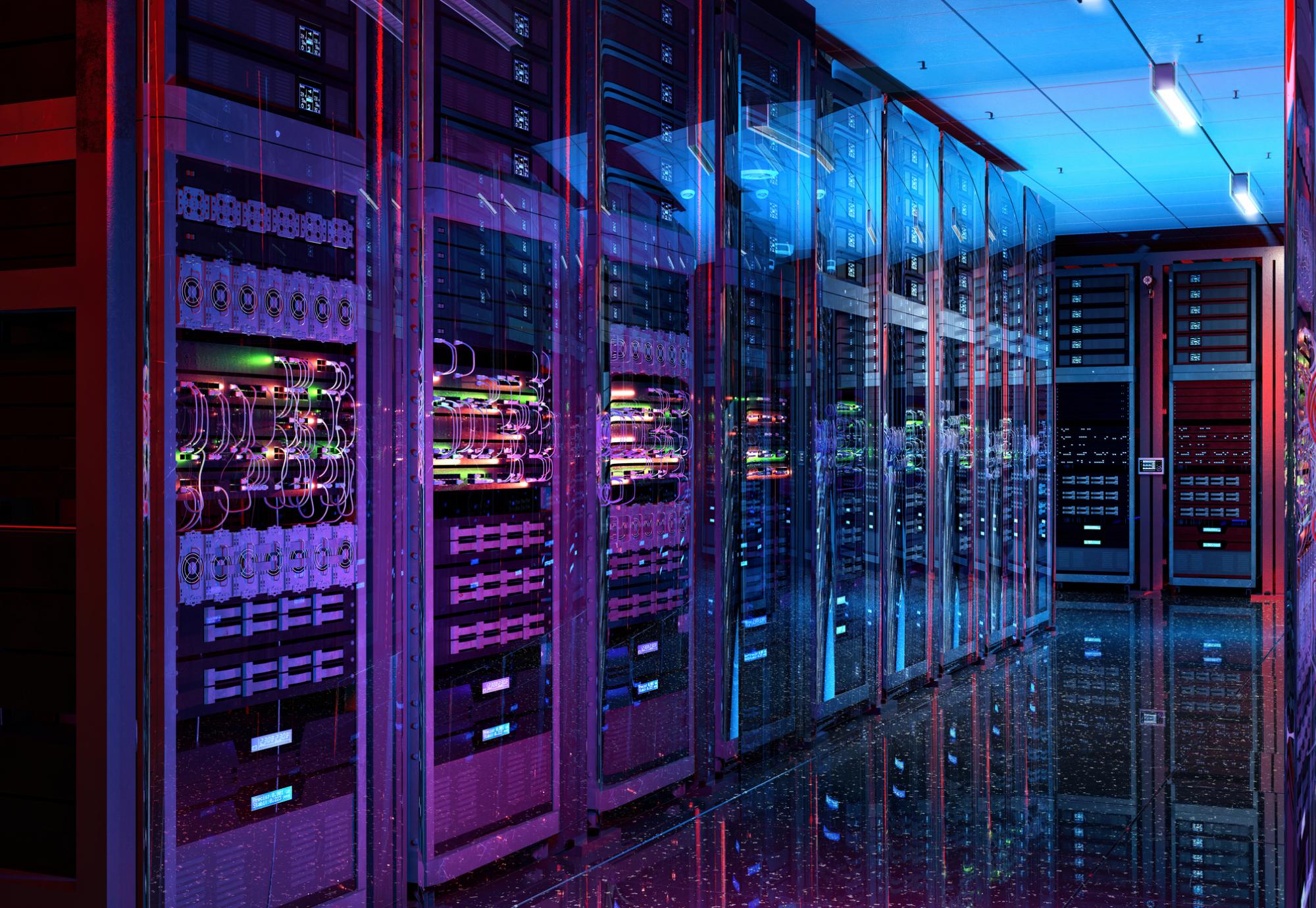 Data centre server racks