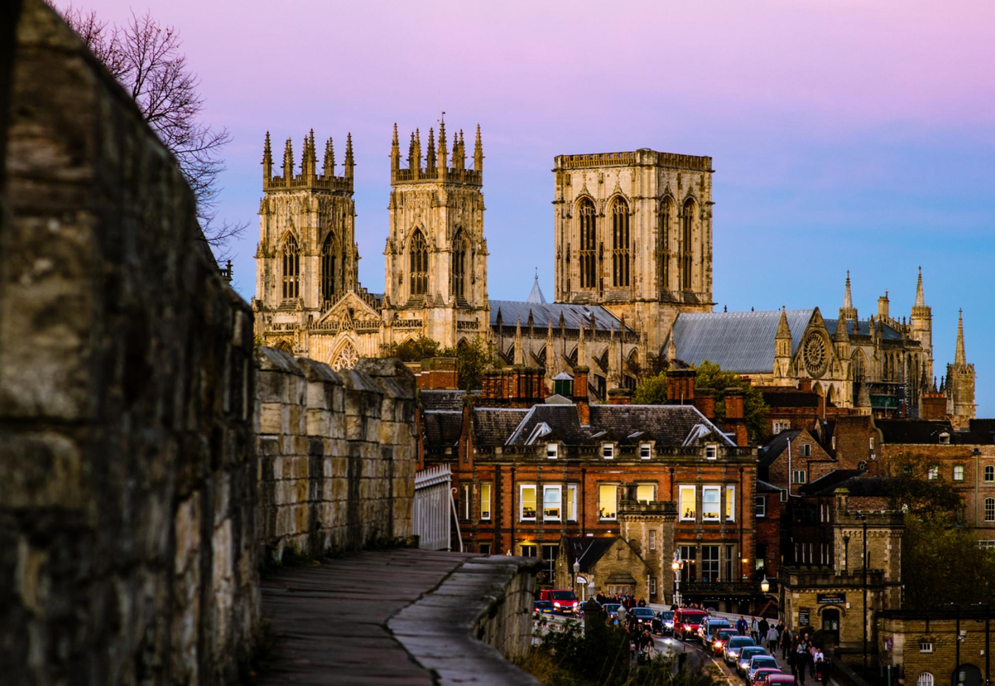 Photo of the Minster in York, North of England