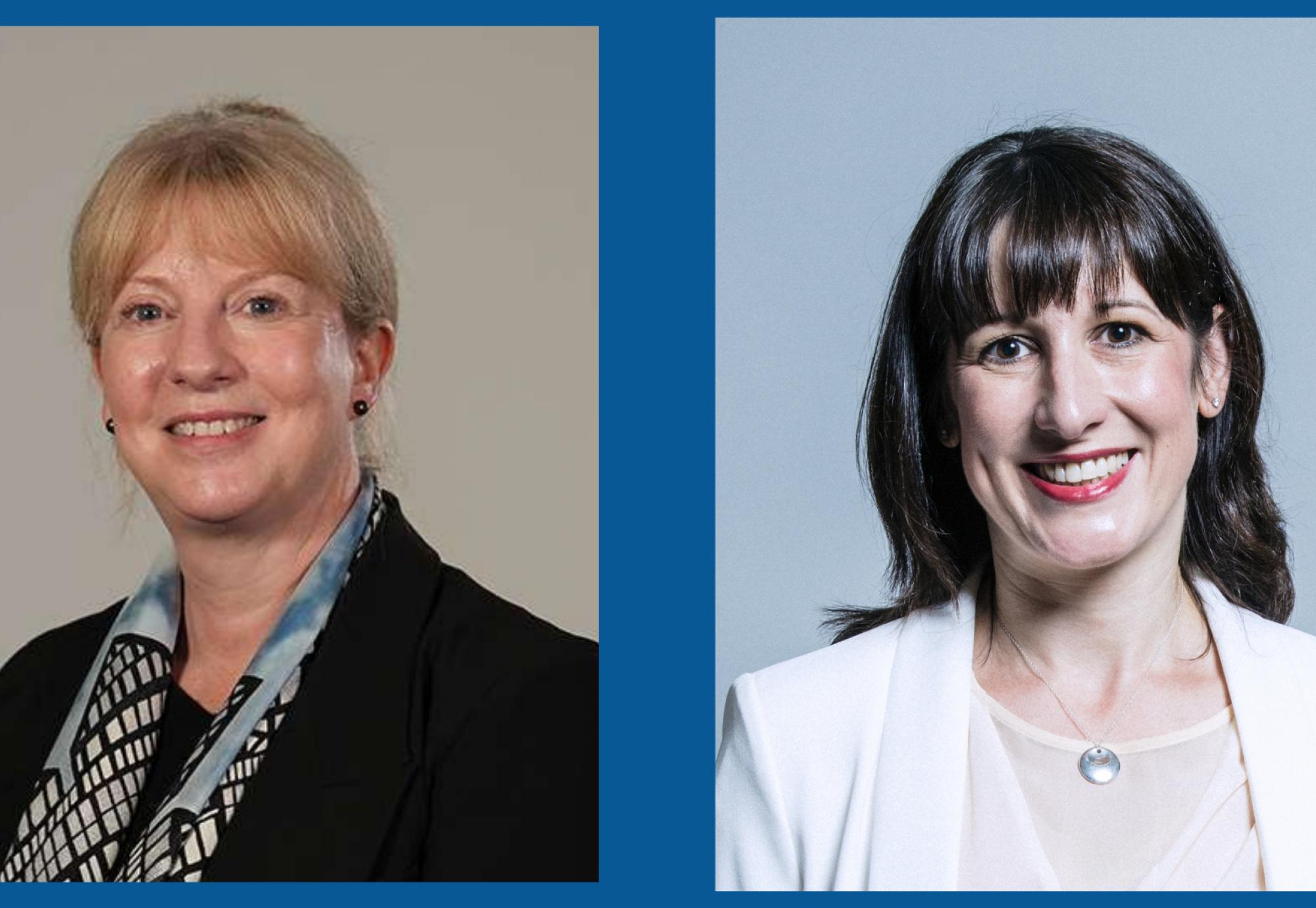 image of Shona Robison and Rachel Reeves
