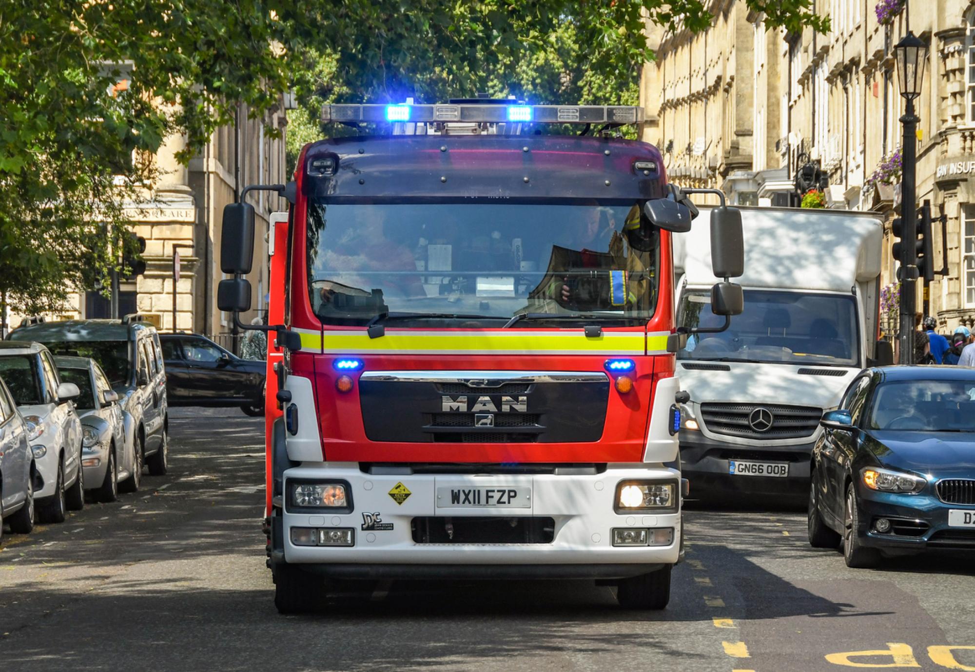 Avon Fire Engine in bath