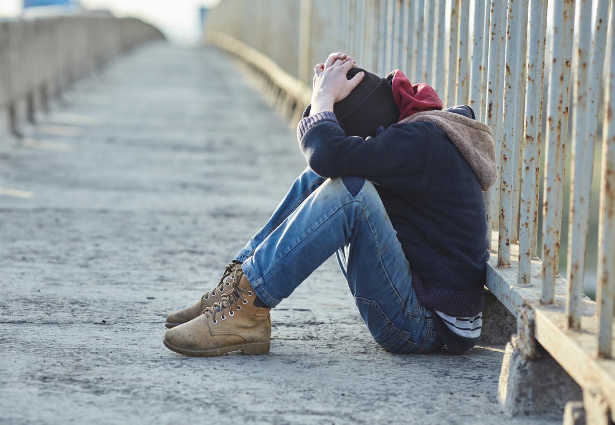 Homeless young person