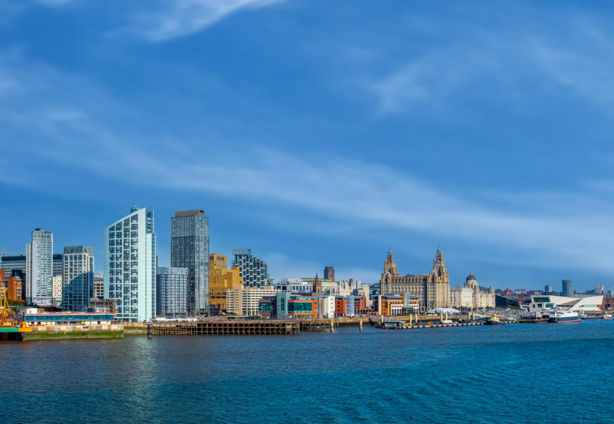 The River Mersey, Liverpool
