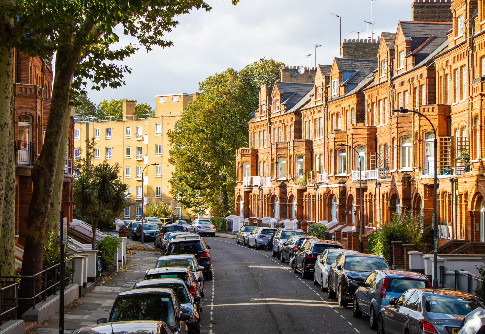 Residential street in London