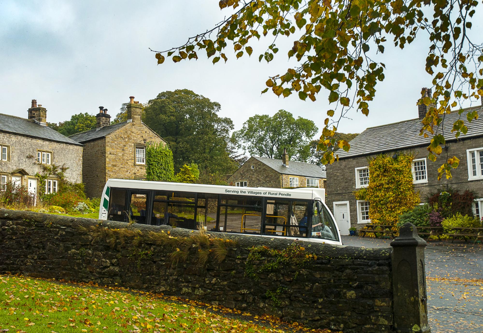 Rural bus in the Ribble Valley