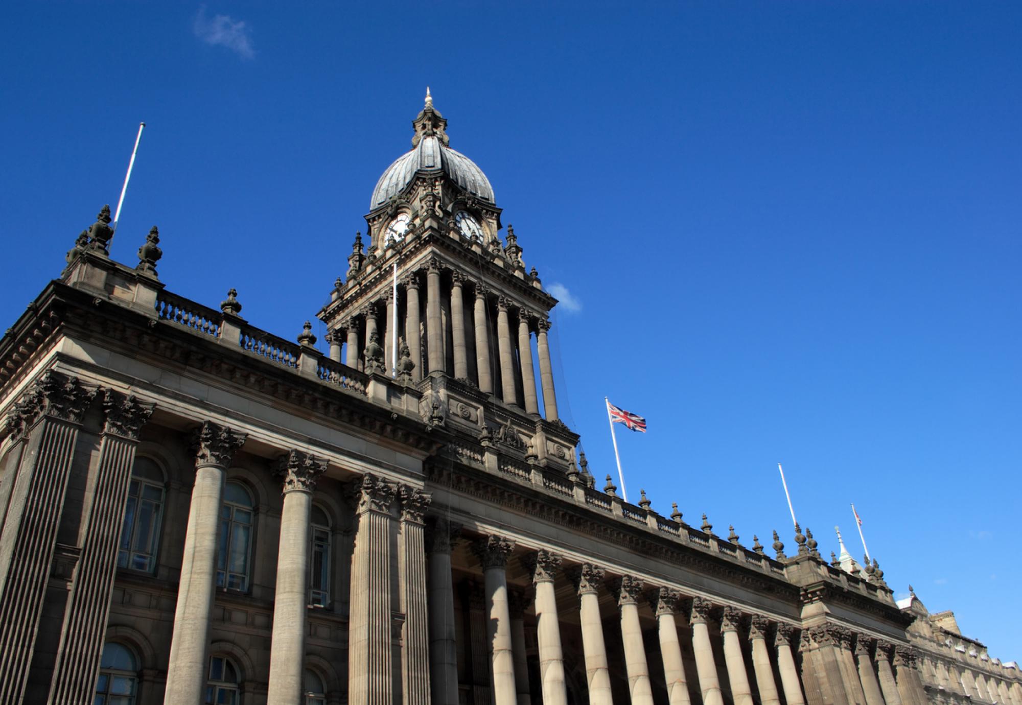 Town Hall against a clear blue sky