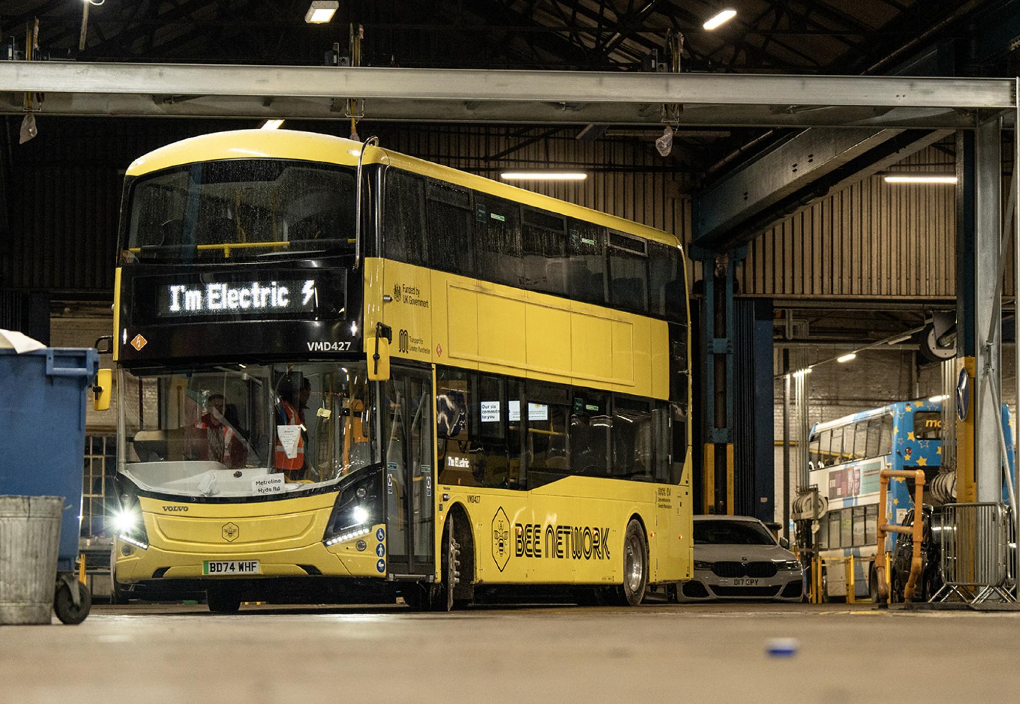 Bee Bus in Depot