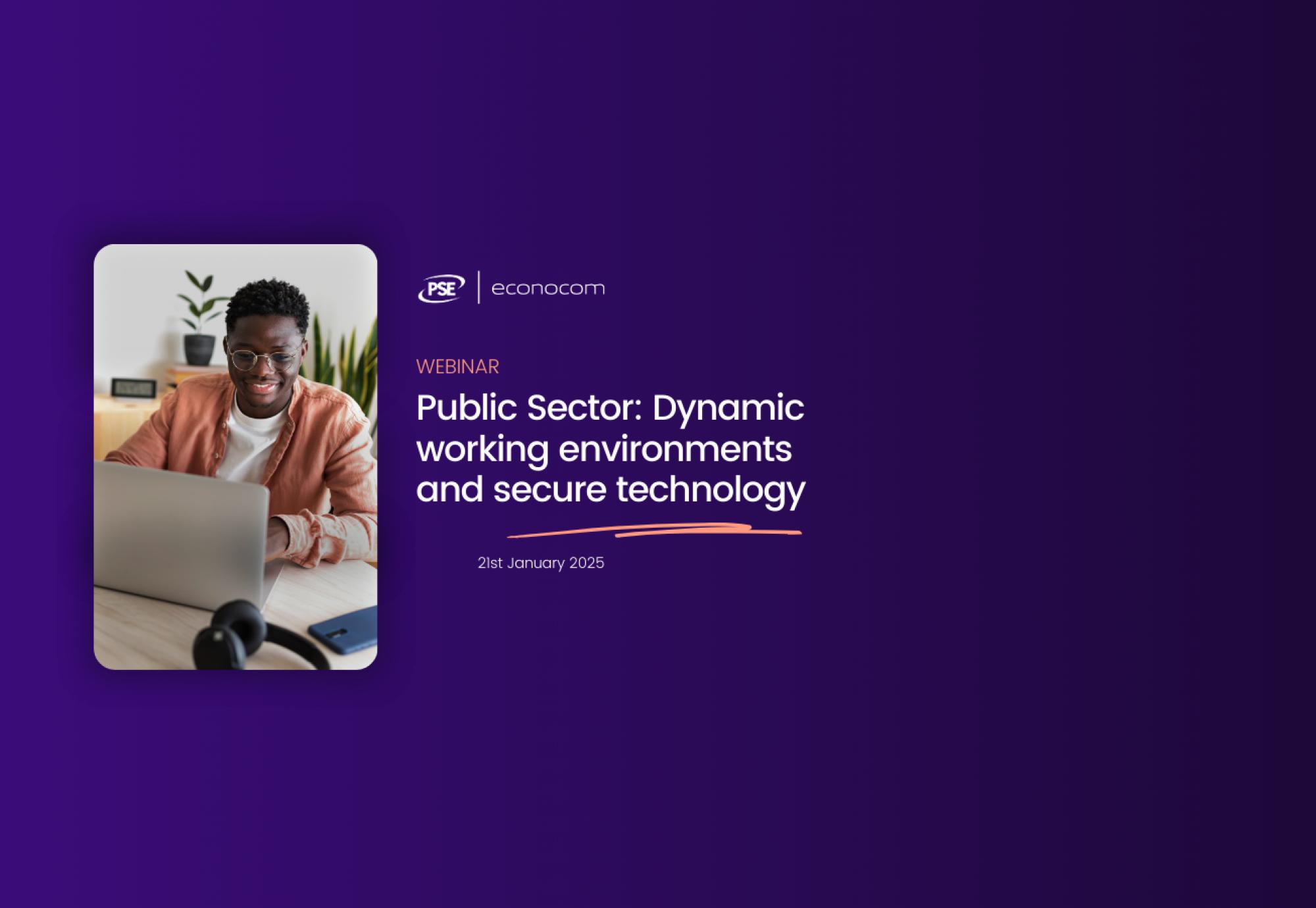 Dynamic working environments and secure technology event header