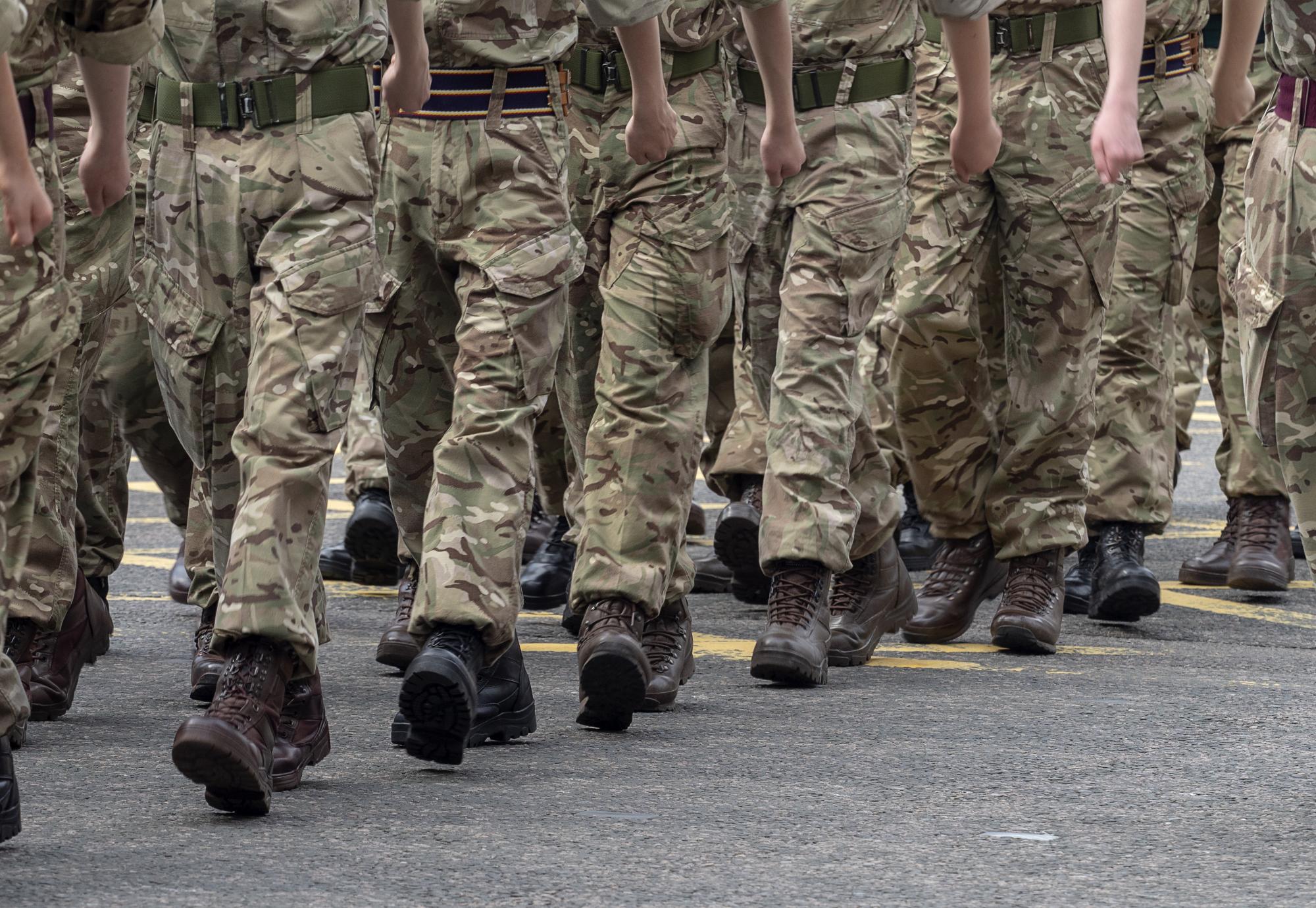 Soldiers Marching