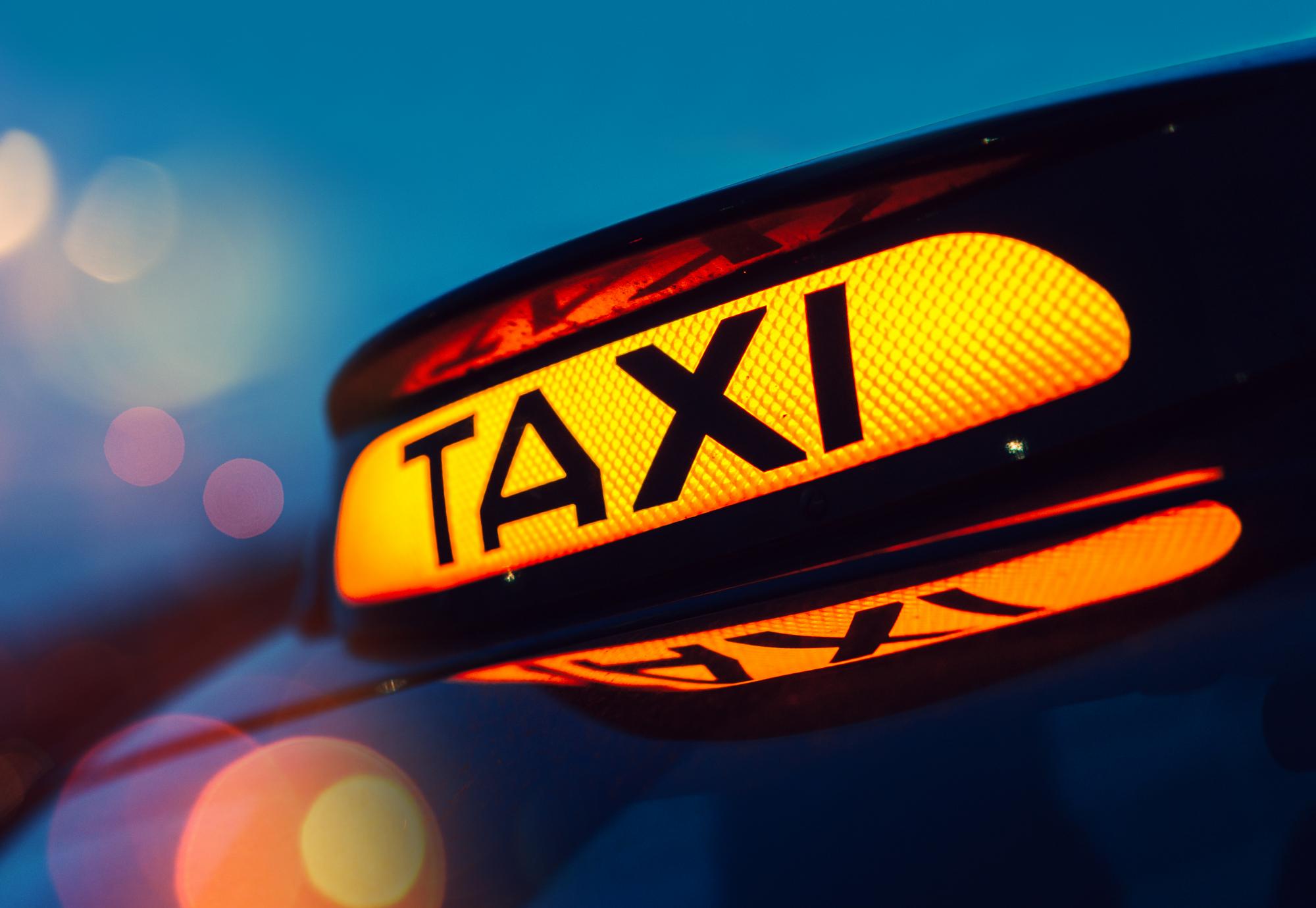Taxi Sign