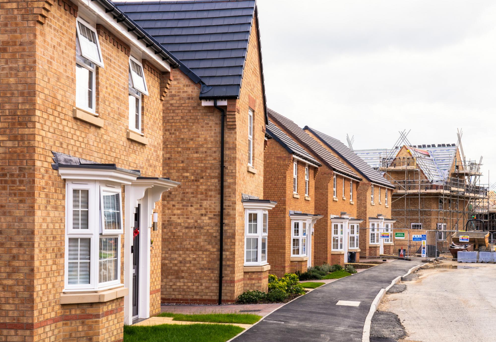 New housing in Wales