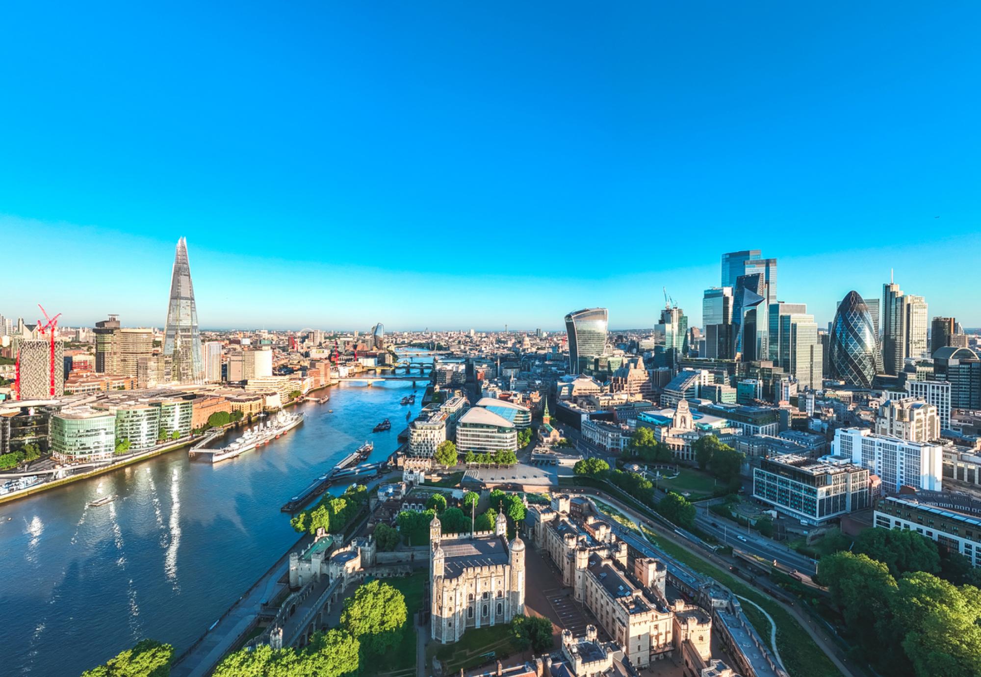 London on a sunny day