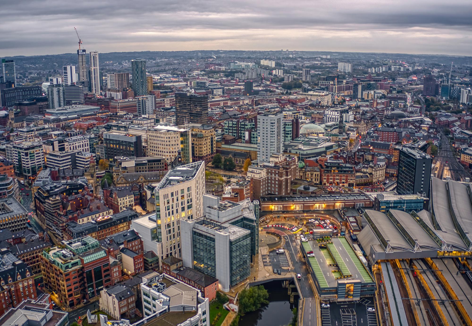 Aerial View of Leeds